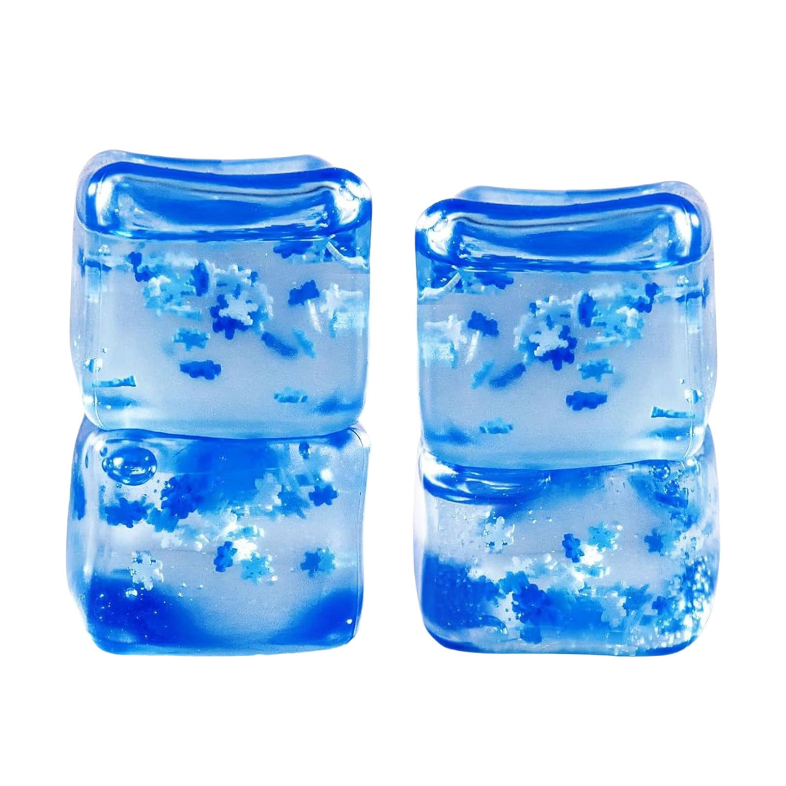 Yaoyar Soft Ice Cube Stress Relief Fidget Toy, Sensory Squeeze Ball for Anxiety and Focus (Multi-Color, 2.5 in) 58db7