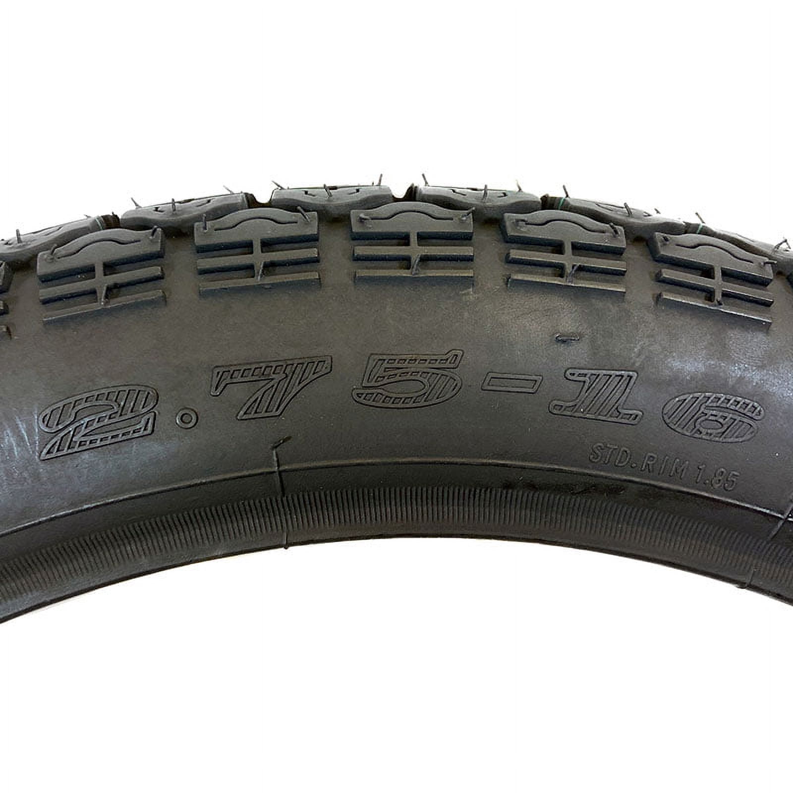 MMG Motorcycle Tire (2.75-16, Black, 1 Tire) xph2t