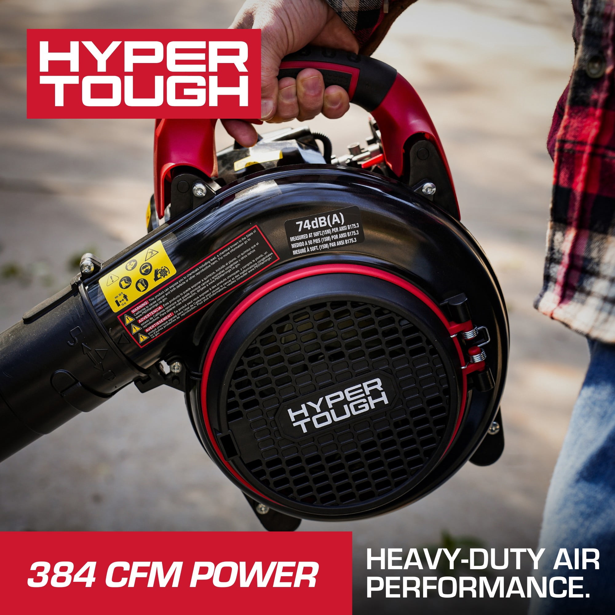 Hyper Tough 26.5cc 4-Cycle Gas Leaf Blower (115 MPH, 384 CFM) j0r85
