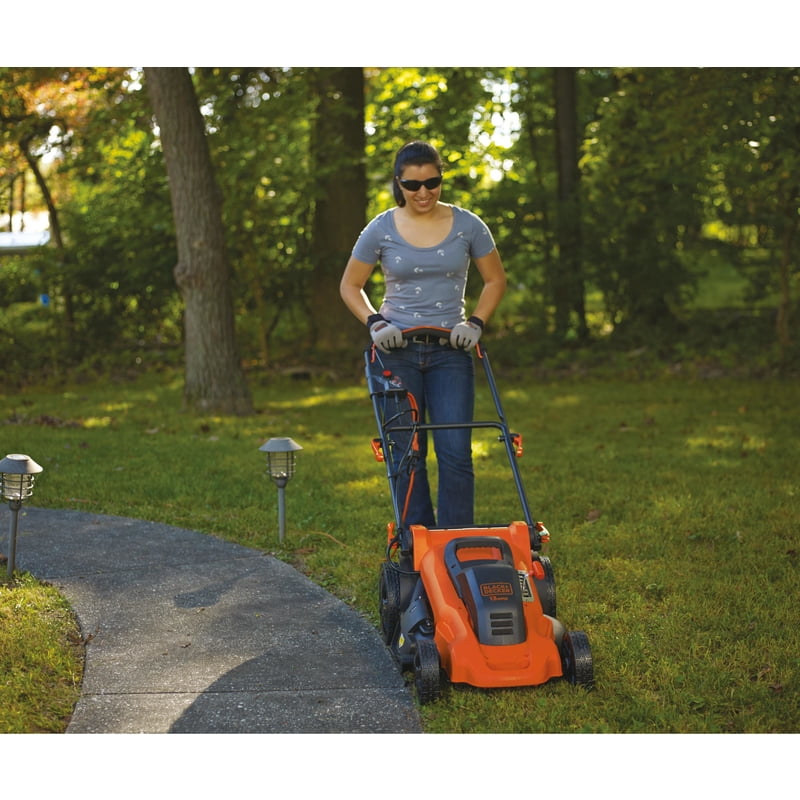 BLACK+DECKER Electric Lawn Mower, Corded 13-Amp High-Torque Motor, 20-Inch Cutting Deck (Black, 20 in) b3rkm
