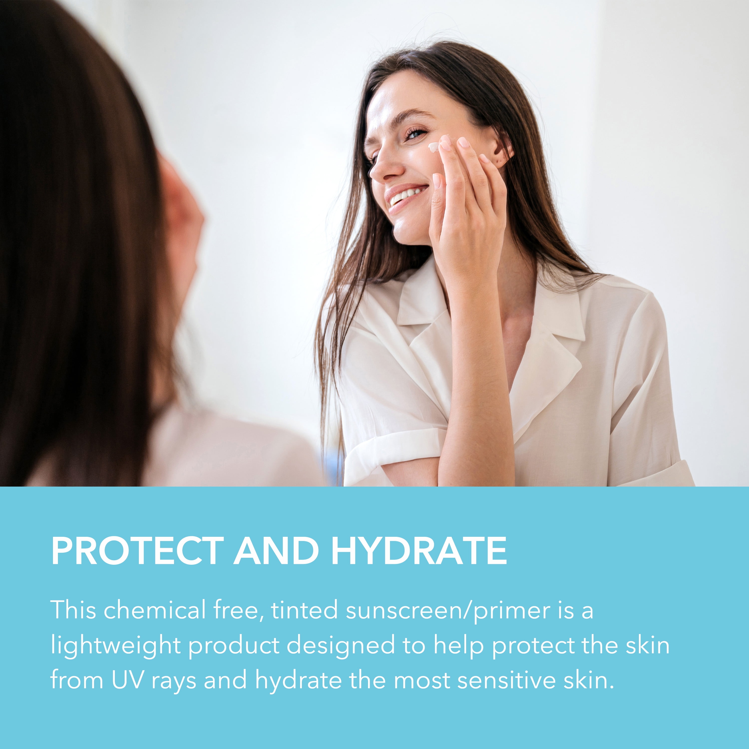 Photozyme BeyondBloc Chemfree Broad Spectrum SPF 30 Tinted Sunscreen (Anti-Aging Hydrating Primer, 2 fl oz) y05wp