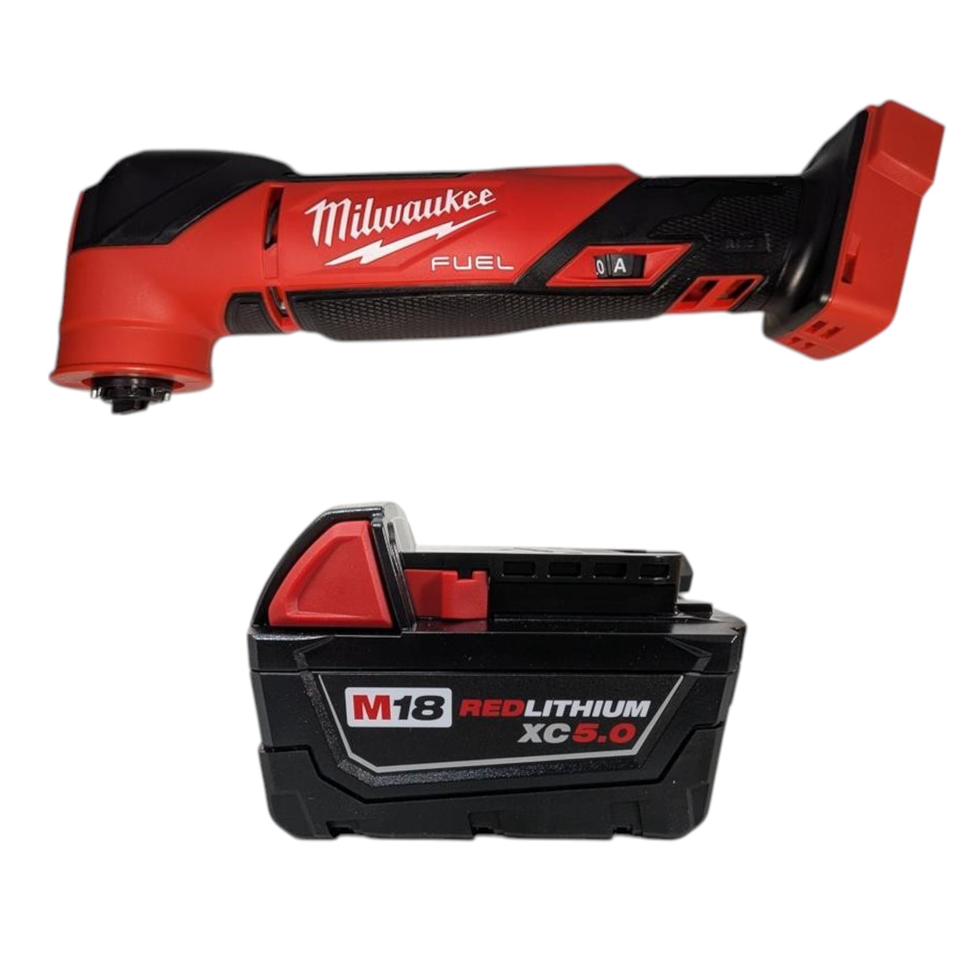 Milwaukee M18 FUEL Oscillating Multi-Tool Kit with XC5.0 Battery and Charger (Black, 1 Kit) v8ciy