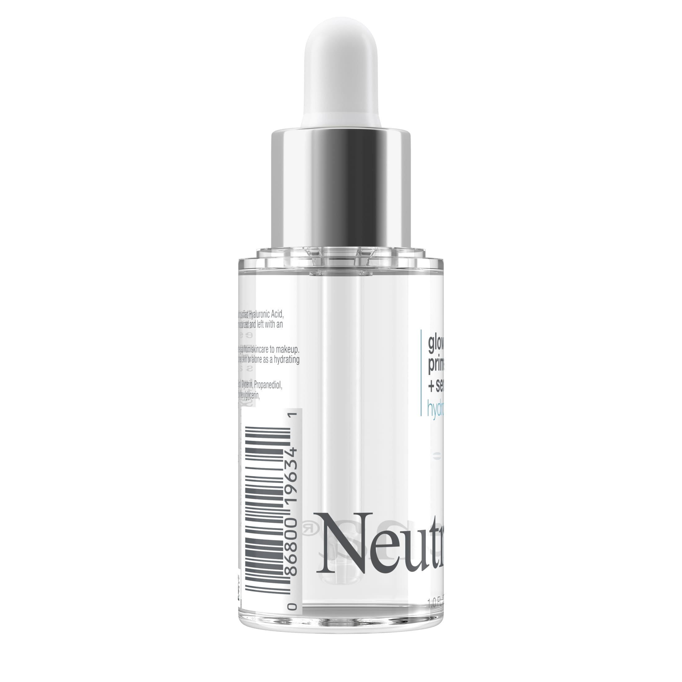 Neutrogena Hydro Boost Glow Booster Primer & Serum, Hydrating Face Makeup Base (1.0 fl oz) onvl3