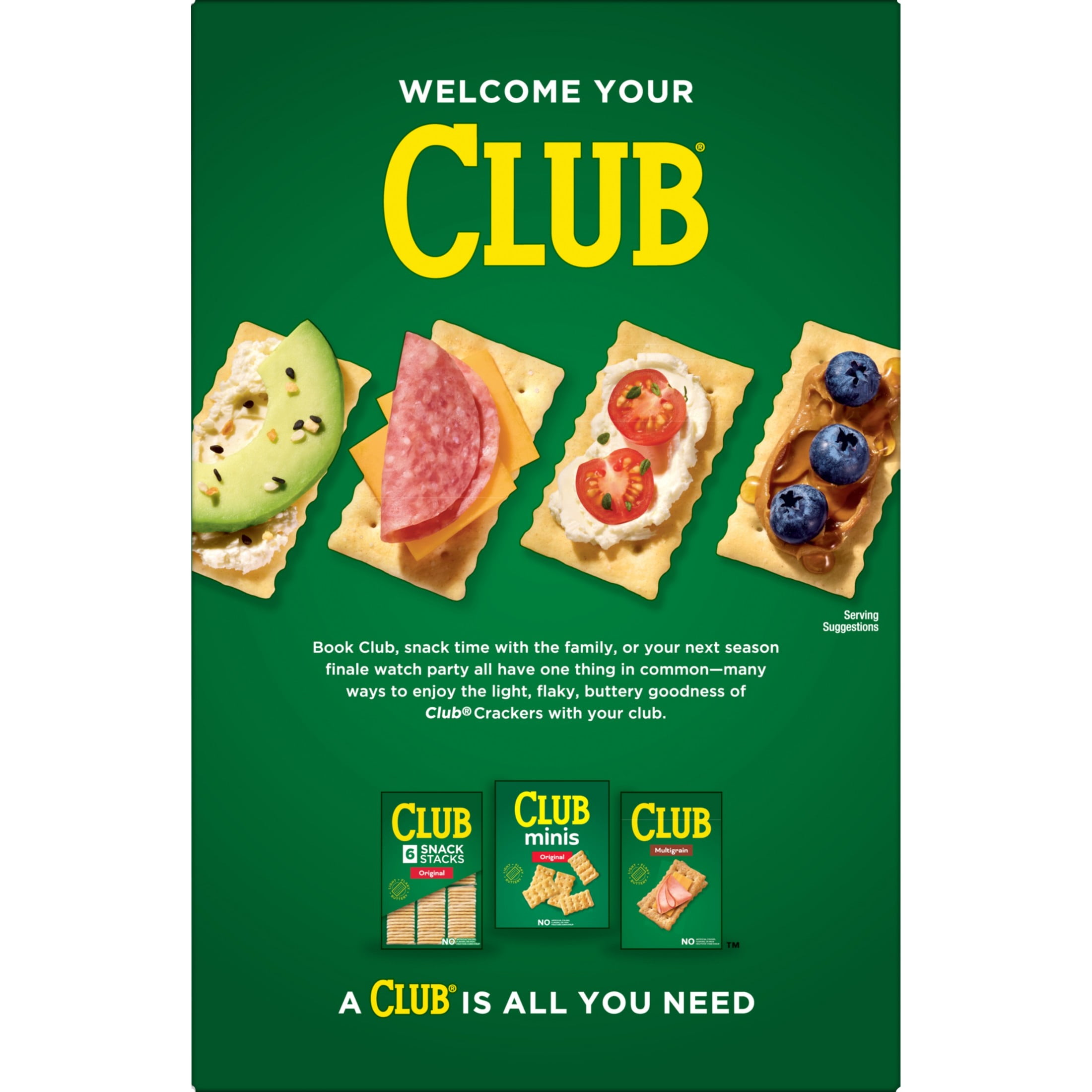 Club Original Crackers, Light and Buttery Snack Crackers (13.7 oz) g8ic1