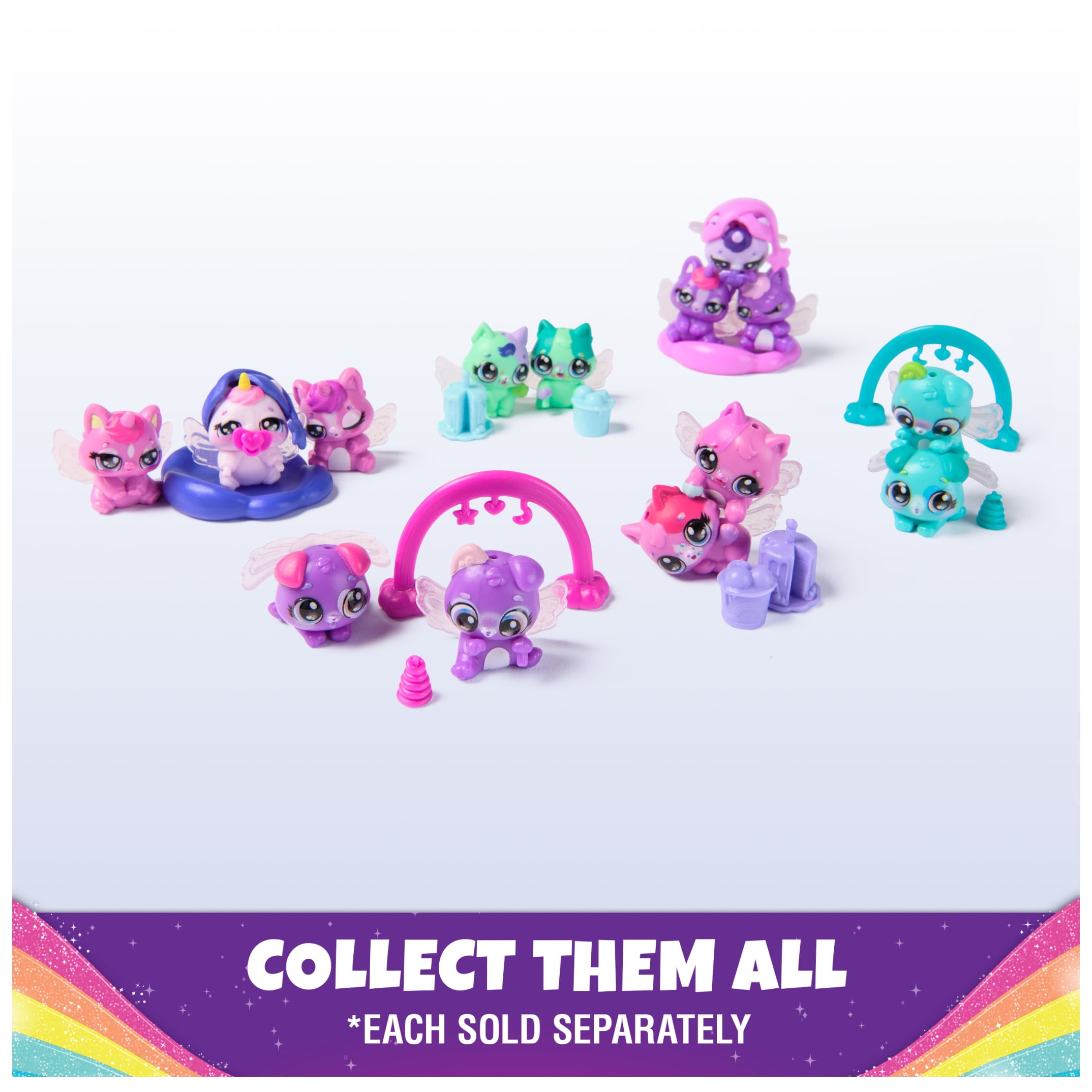 Hatchimals Alive Rainbow Splash Fizzy Surprise Interactive Hatching Toy Set (Multi-Pack) gyncx