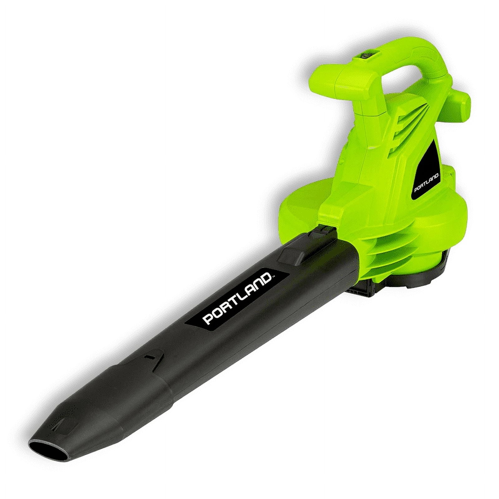 Portland Pilots 3-in-1 Electric Leaf Blower Vacuum and Mulcher (Green, 12 Amp) 21nze