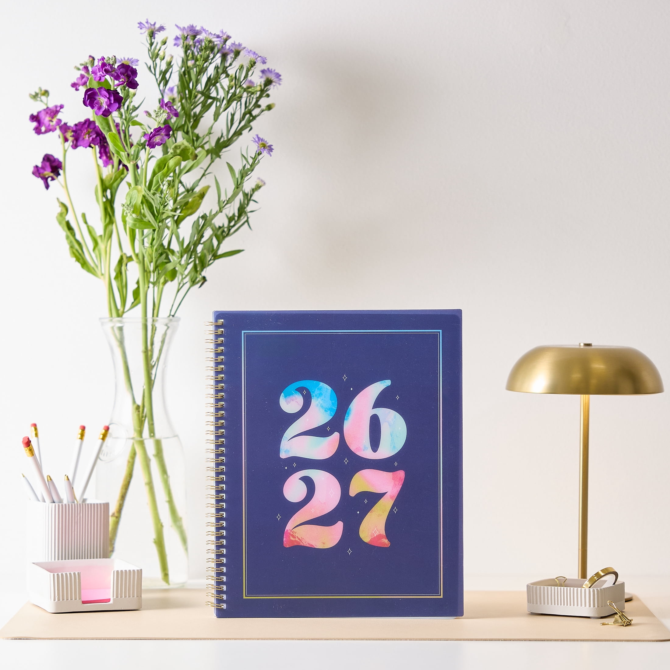 Happy Planner Bright Year 15-Month Weekly & Monthly Planner, Dashboard Layout (8.5 in x 11 in) gzv9t