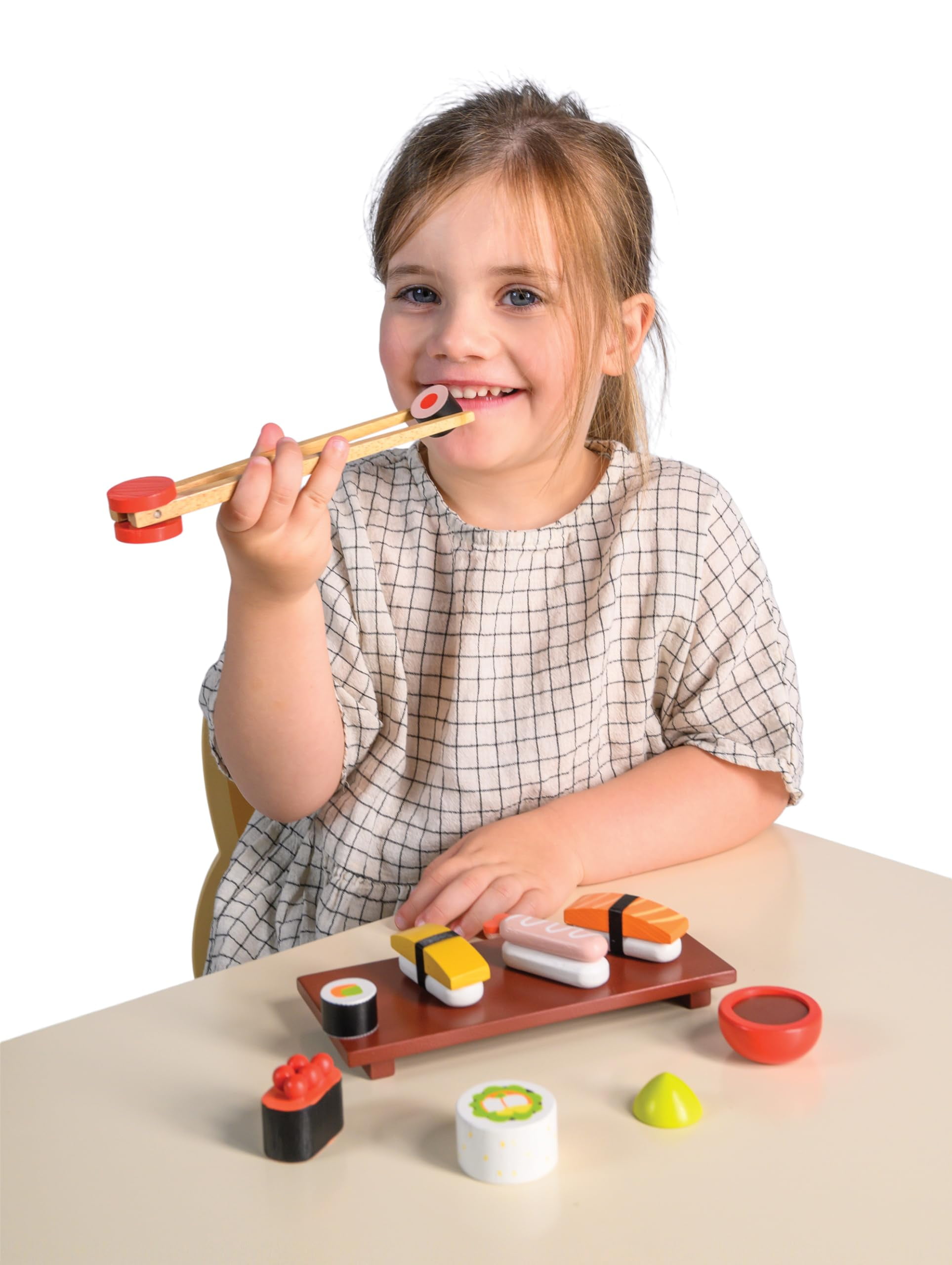 Mentari Wooden Sushi Play Food Set (11-Piece Set) jvh00