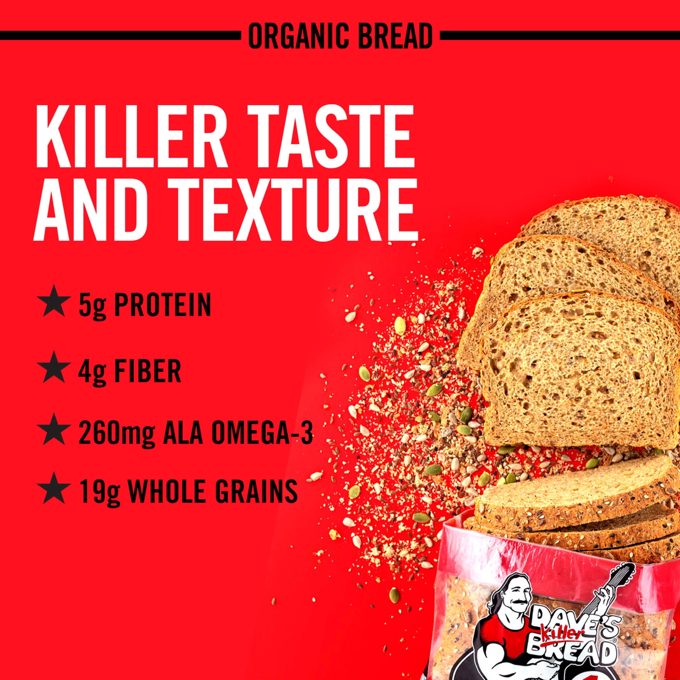 Dave's Killer Bread Powerseed Organic Seeded Bread (25 oz) 4485j