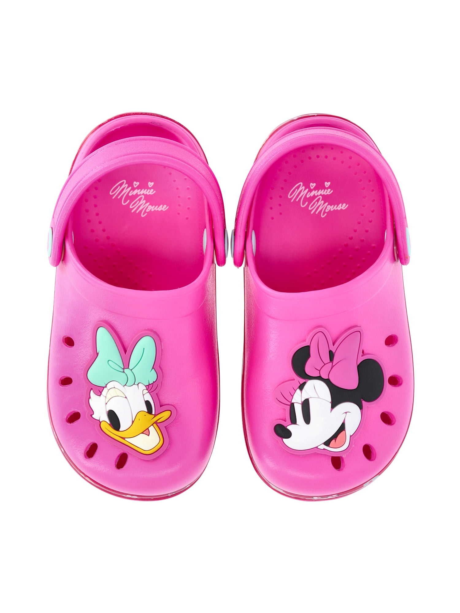 Minnie Mouse Toddler Girls Clog Sandals Lightweight Slip-on Water Shoes (Pink, 6 Toddler) kvdt1