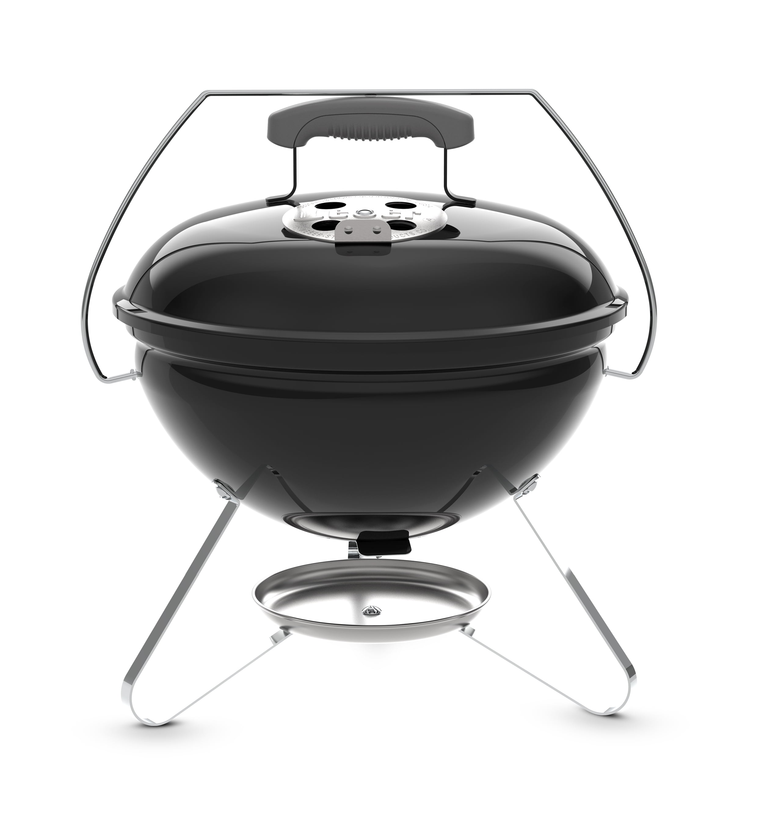 Weber Smokey Joe Portable Charcoal Grill, Compact Outdoor Cooking BBQ (Black, 14 in) jxfnd