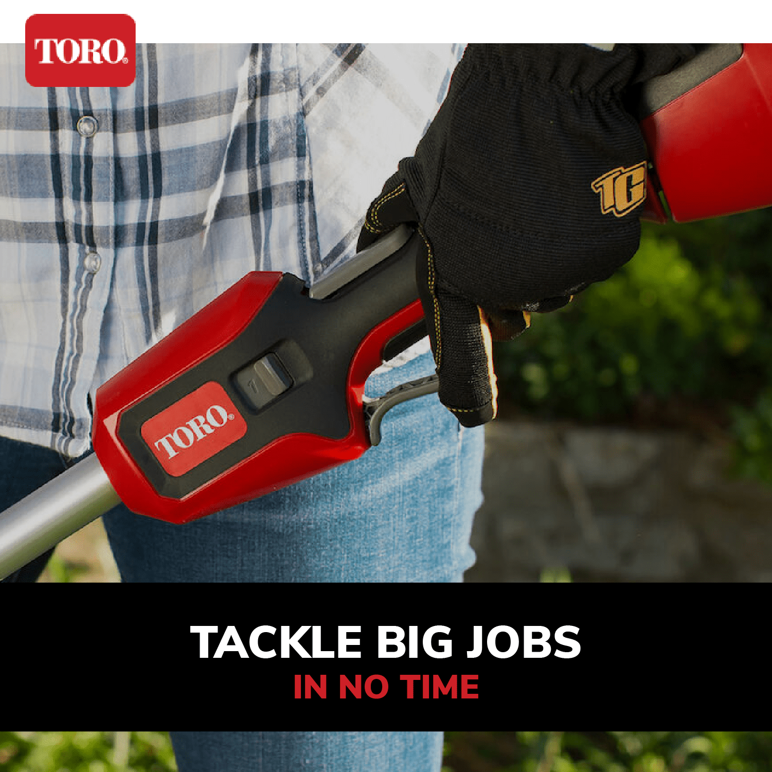 Toro Flex Force 60V Brushless Cordless String Trimmer (Red, 14 in to 16 in) 2zeec