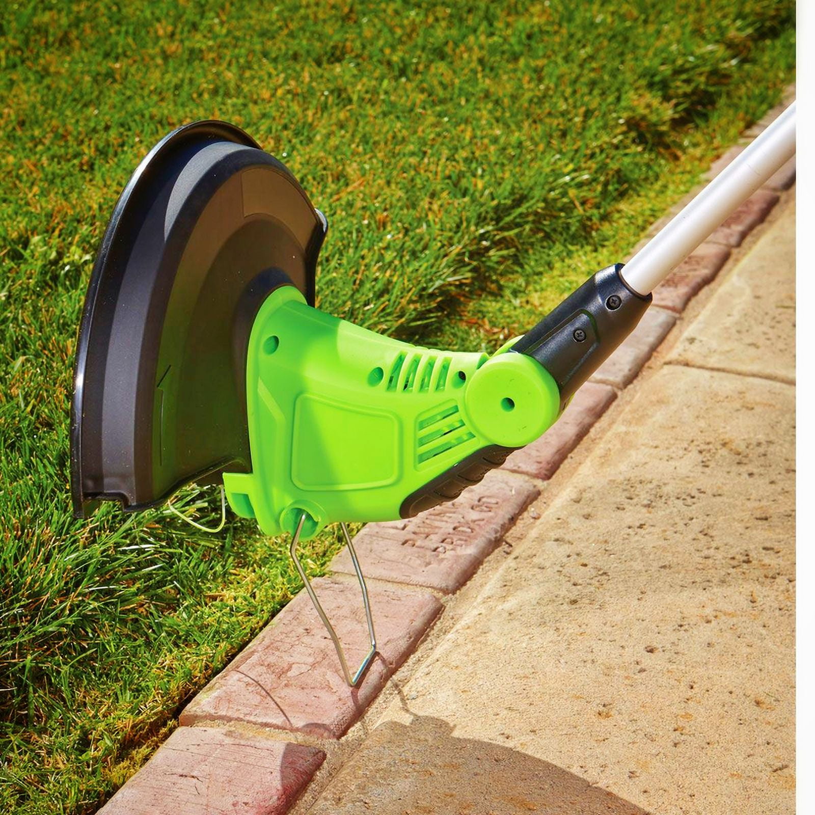Portland Pilots Electric String Trimmer Corded Lawn Weed Cutter (Green, 13 in) fzd99
