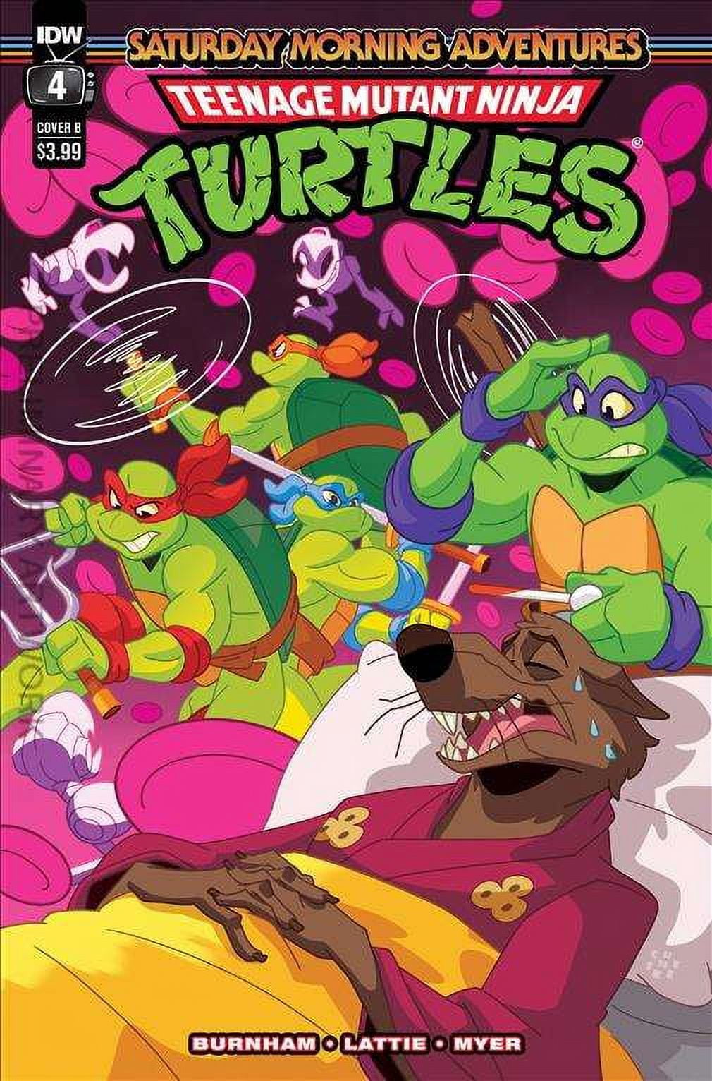 IDW Games Teenage Mutant Ninja Turtles Saturday Morning Adventures #4B Comic Book (Single Issue) 0319w