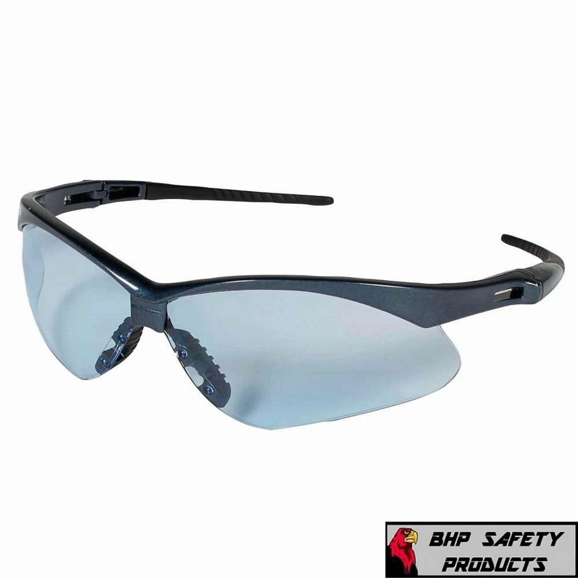 YANI Kleenguard Nemesis Safety Glasses Protective Eyewear (Light Blue Lens, 3 Pair Pack) 70t3k