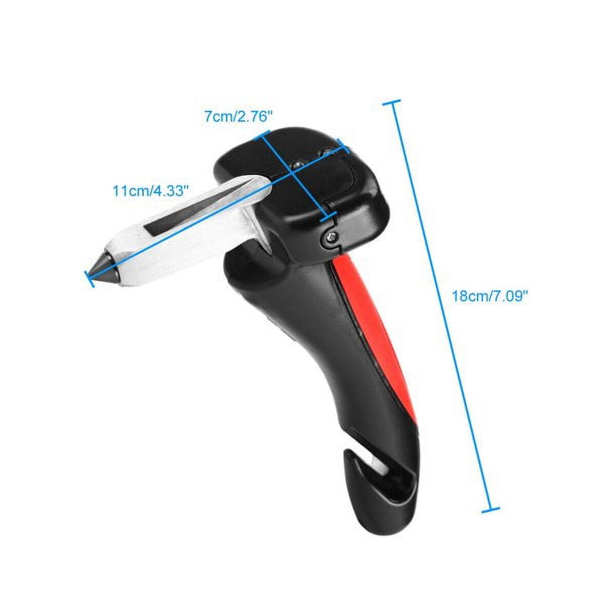 BodyHealt Car Assist Handle with LED Light and Seatbelt Cutter (Red, 1 Pack) 3428f
