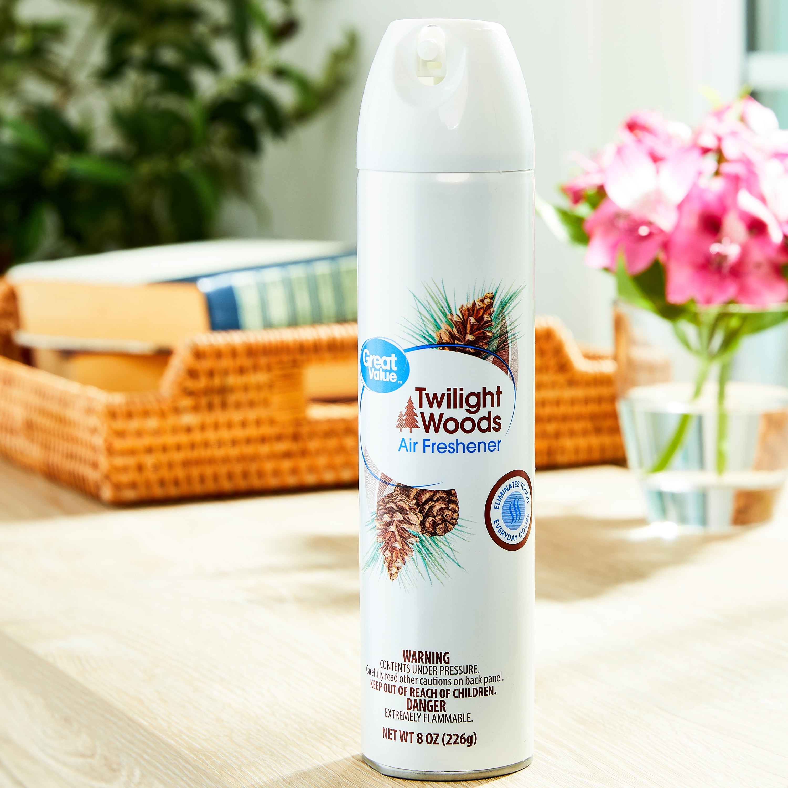 Great Value Aerosol Air Freshener, Odor Eliminator Spray, Twilight Woods (8 oz) 35xev