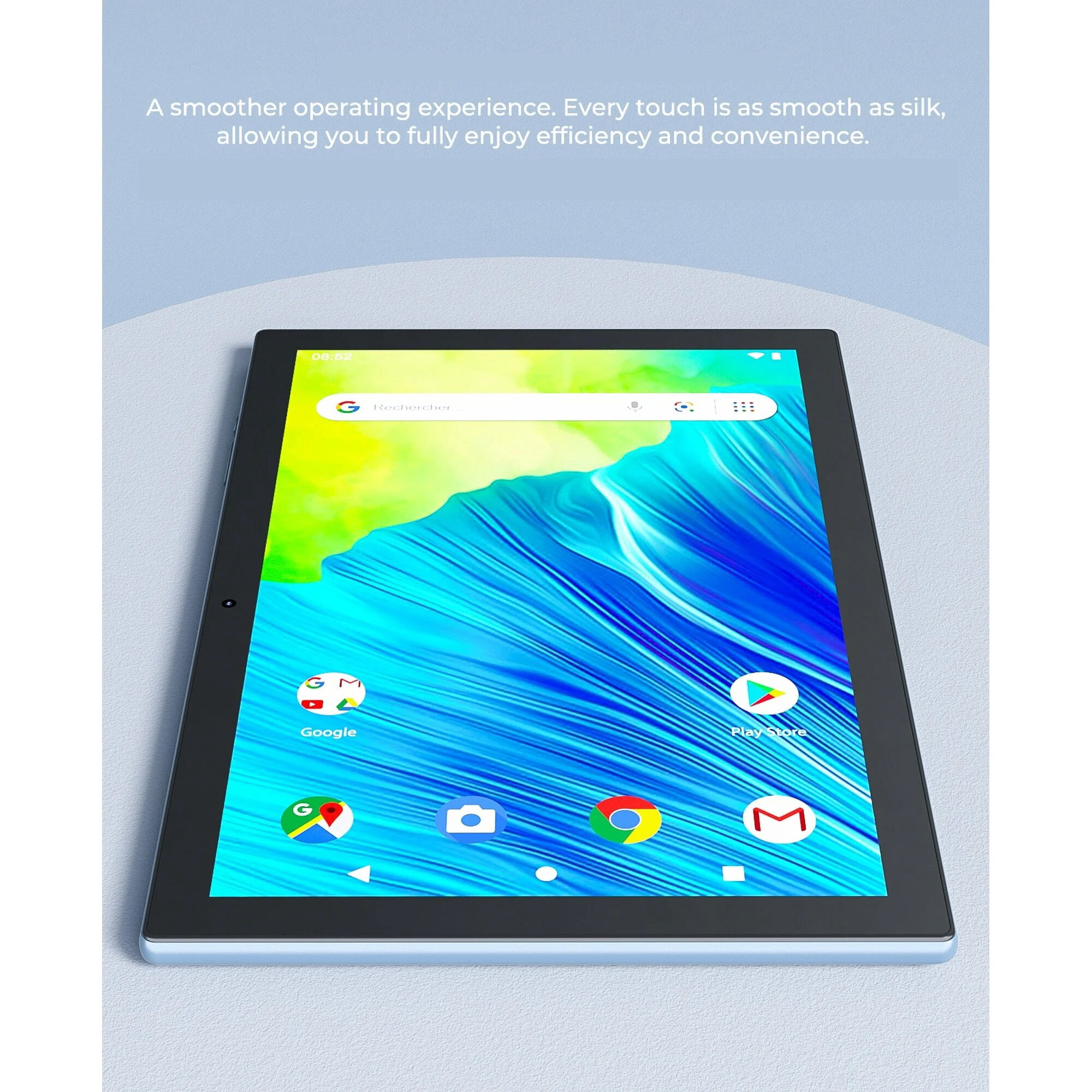 ATOZEE 10.1 Inch Android 15 Tablet, 8GB RAM 32GB ROM Quad-Core Processor, HD IPS Display, Dual Camera, WiFi Enabled (Blue, 10.1 in) 00zsb