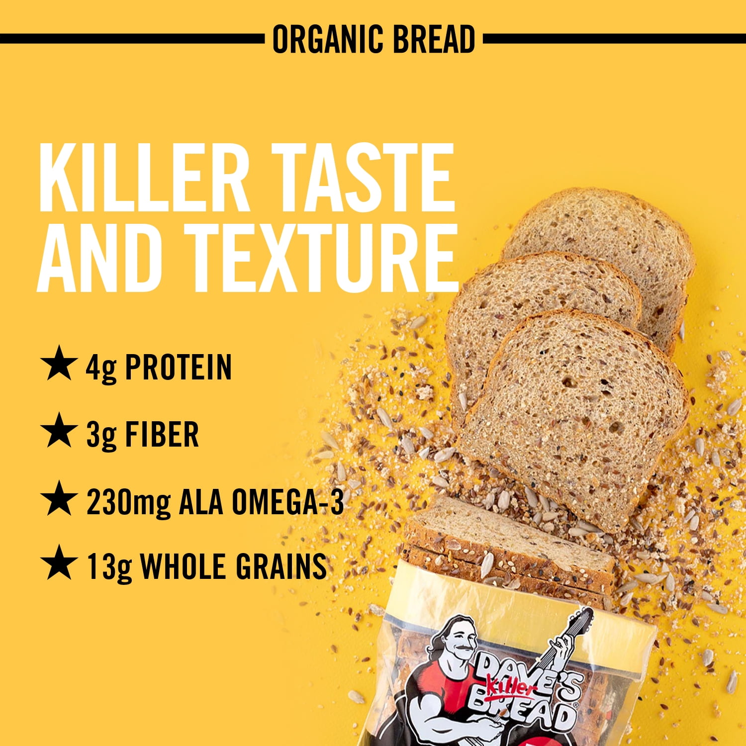 Dave's Killer Bread Thin-Sliced Good Seed Organic Bread (20.5 oz) 8cwpl