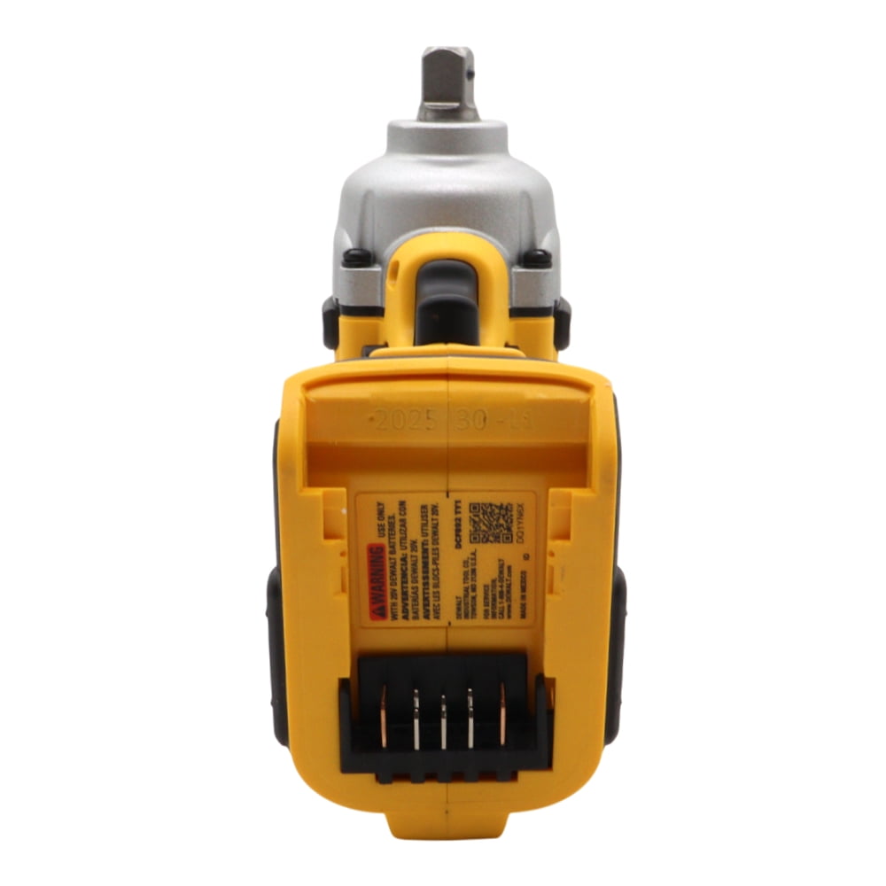 DEWALT DCF921P2 20V Cordless 1/2 in Impact Wrench Kit (Yellow, 2 Batteries and Charger) loru8