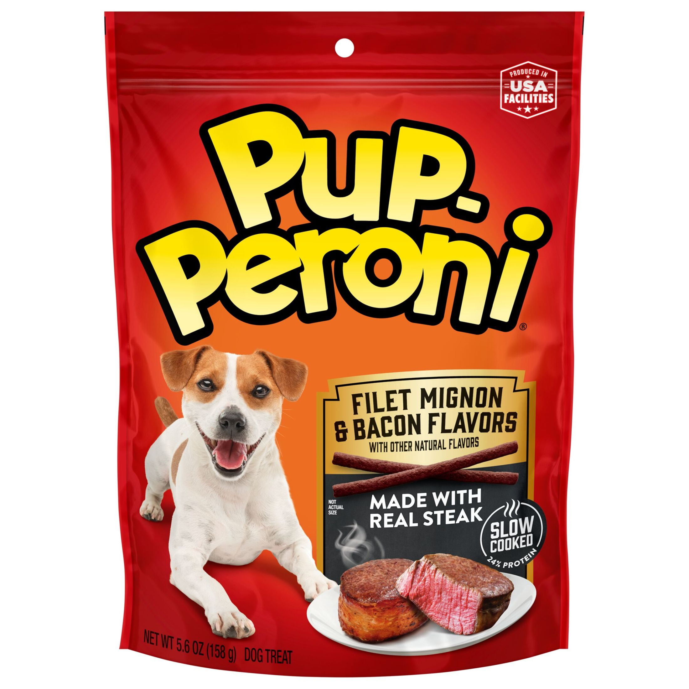 Pup-Peroni Filet Mignon & Bacon Flavor Dog Treats (5.6 oz) g9l7j