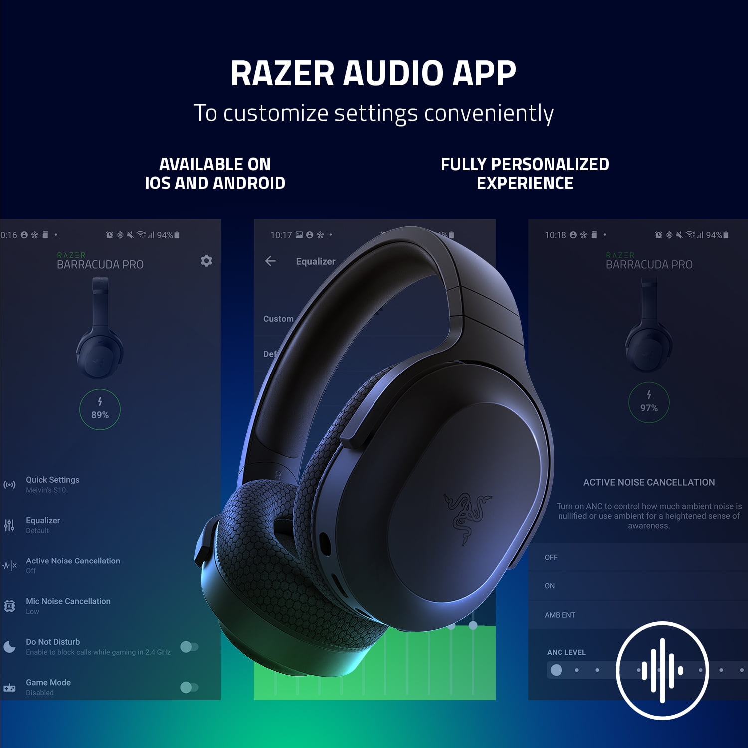 Razer Barracuda X Wireless Gaming Headset with SmartSwitch Dual Wireless and Detachable Mic (Black, 8.8 oz) 4d6bo