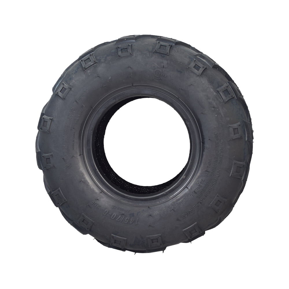 AlveyTech 145/70-6 V-Tread Off-Road Tire for Mini Bikes and Go-Karts (145/70-6) 9qxei
