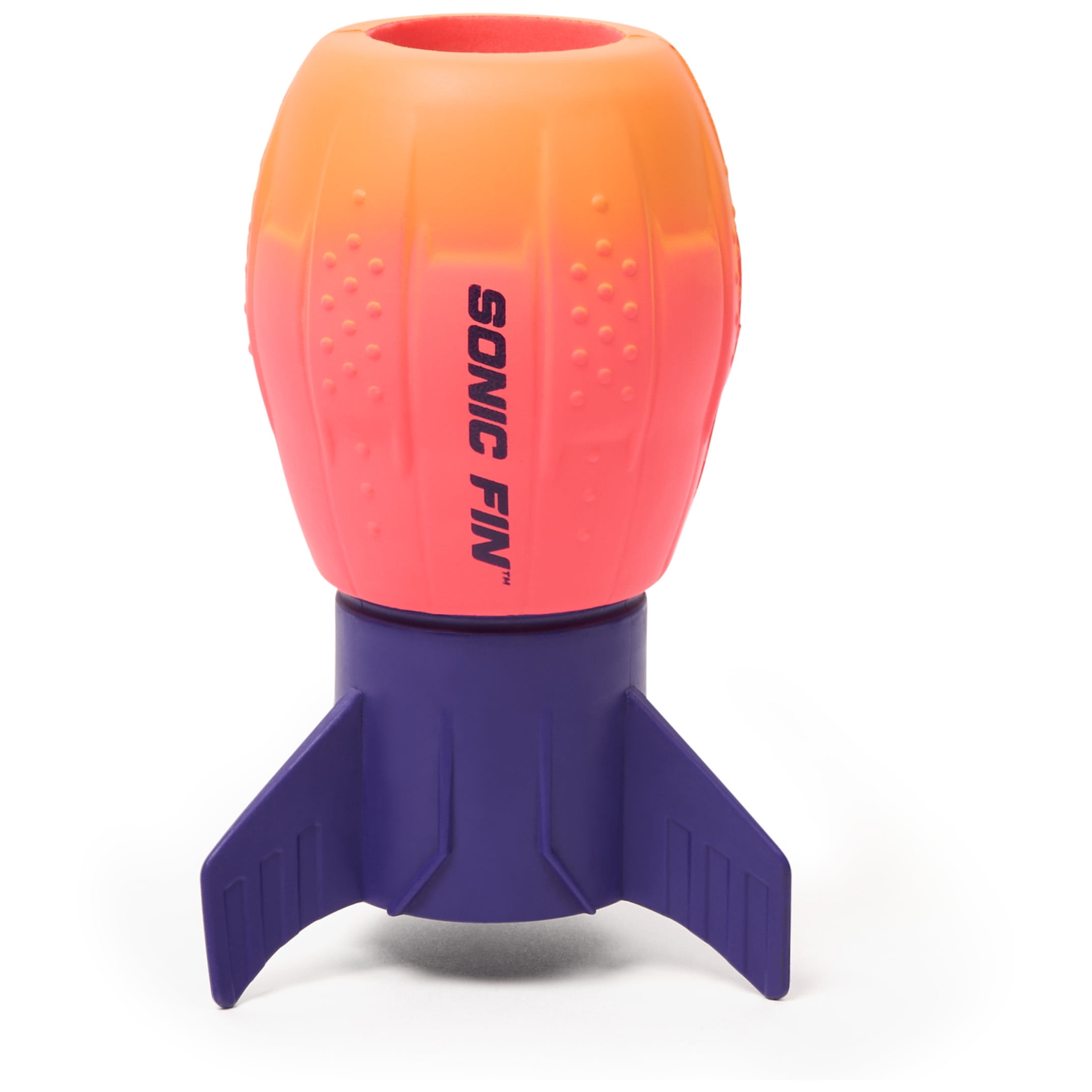 Aerobie Super Sonic Fin Catch Football, Gyroscopic Throwing Toy for Outdoor Play (Blue, 5.25 in) dr38e
