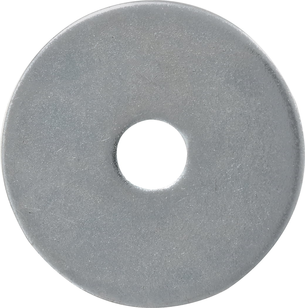 Hillman Fender Washers, Steel Zinc Plated, Heavy-Duty Fastener Hardware (Silver, 1/2 in x 1-1/2 in, 3 Pack) avpz5