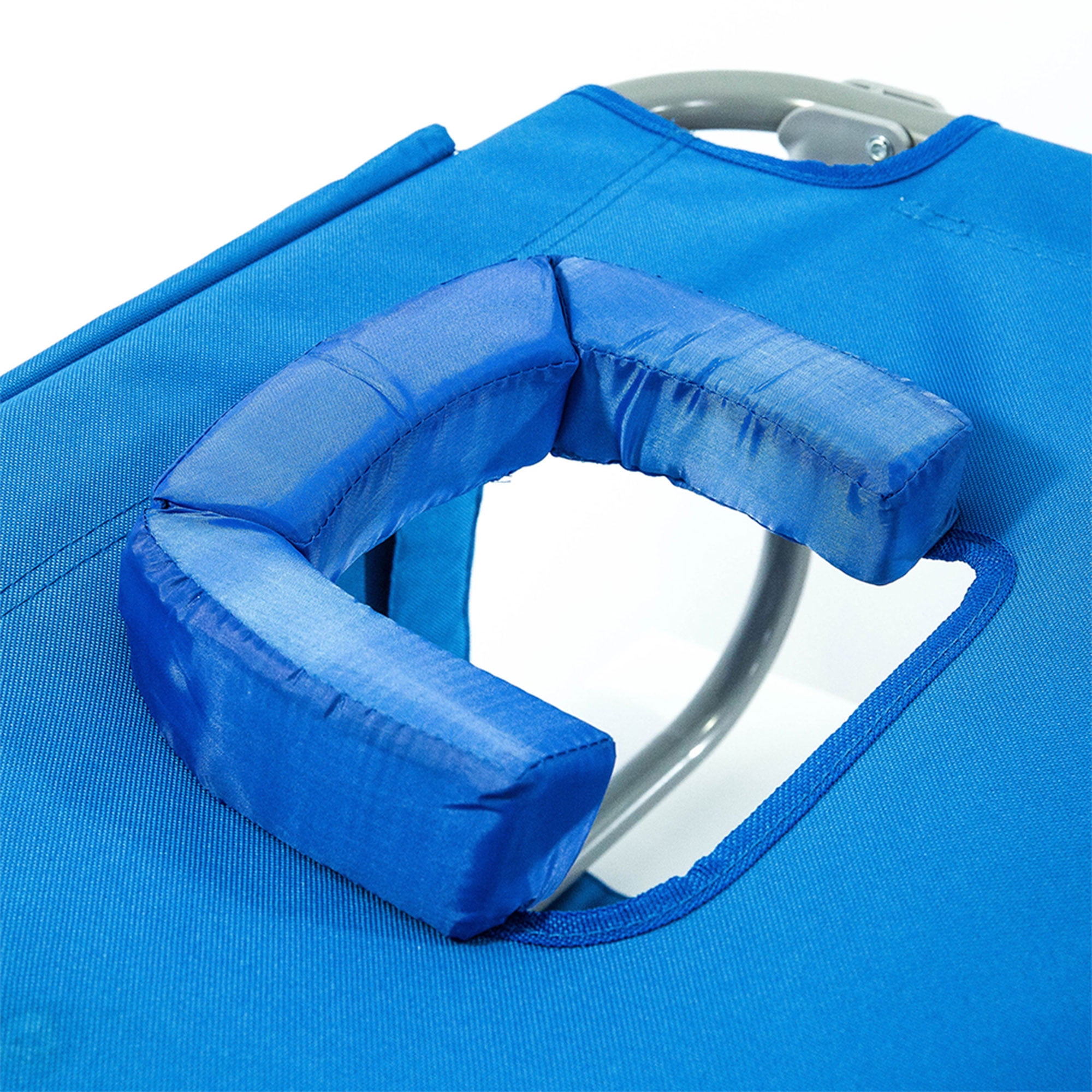 Ostrich On-Your-Back Outdoor Reclining Beach Chair with Face Cavity (Blue, 46 x 24 x 33 in) fw156