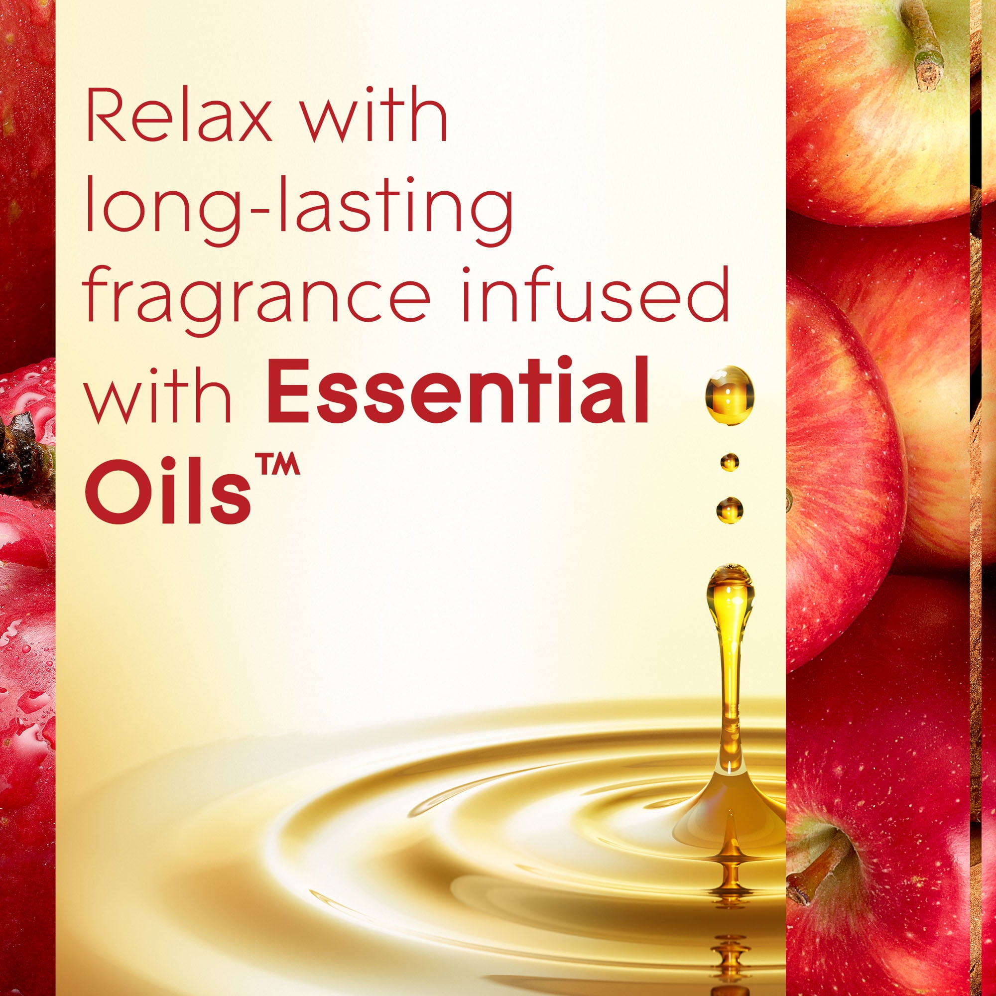 Glade PlugIns Scented Oil Air Freshener Refills, Apple Cinnamon, Essential Oil Infused (5 Pack, 3.35 fl oz) wdlq7