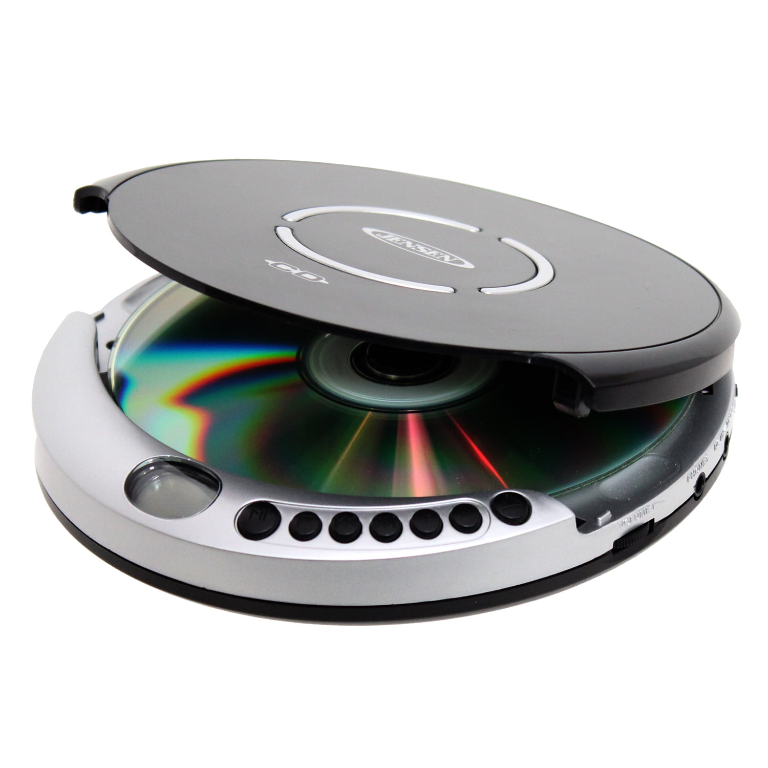 Jensen Portable CD Player with Bass Boost and FM Receiver (Black, 1 Pack) r8hxi