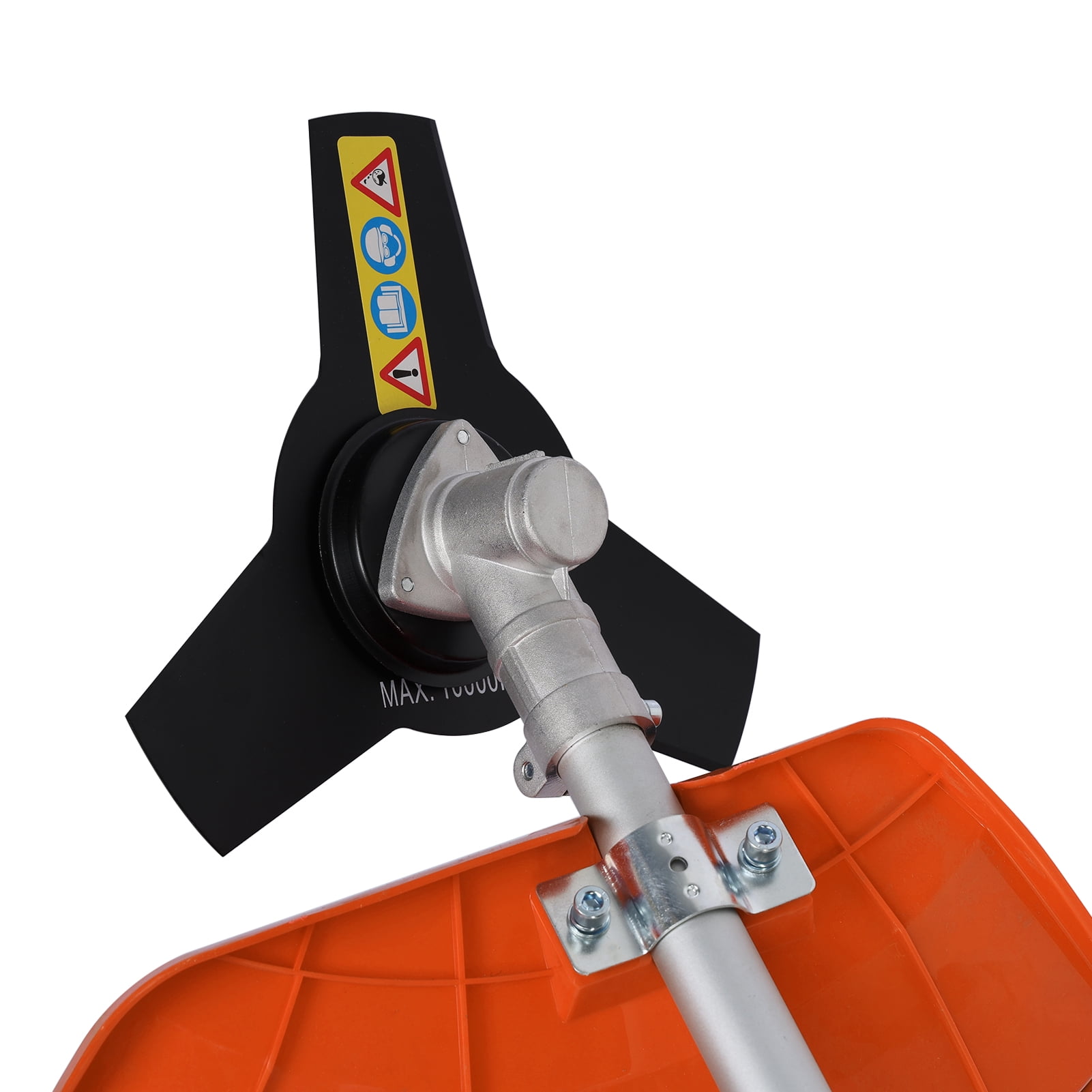 Happydeer 5-in-1 Gas String Trimmer and Brush Cutter Multi-Tool System (Orange, 52cc) xuxty