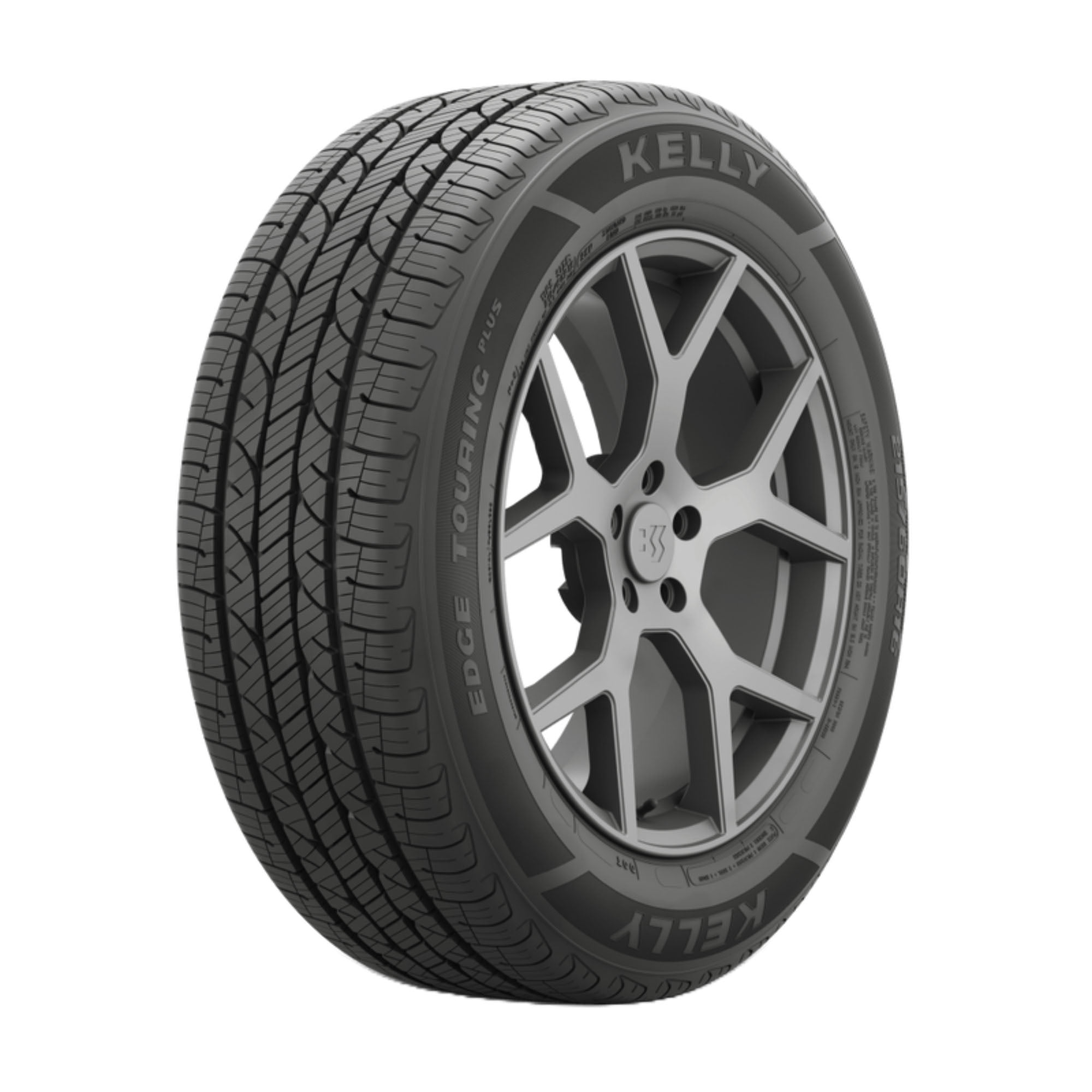 Kelly Edge Touring Plus All-Season Passenger Tire (Black Sidewall, 235/60R17) 1vz9k