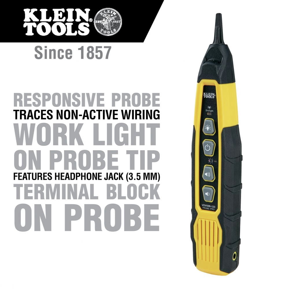 Klein Tools VDV500-123 Probe-PRO Cordless Tracing Probe (1 Piece) rvvge