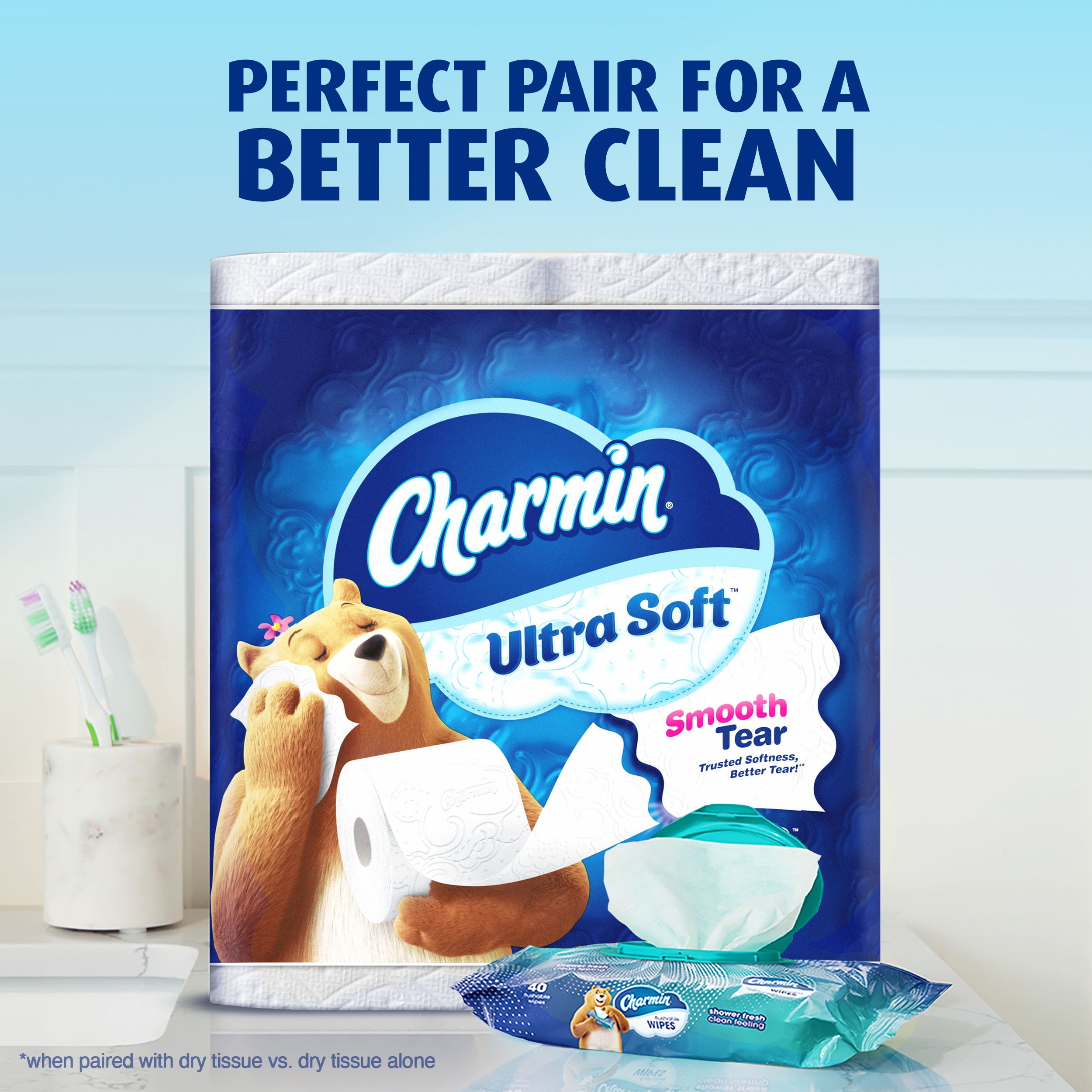 Charmin Ultra Soft Toilet Paper (12 Mega XL Rolls, 336 Sheets Per Roll) mzvmw