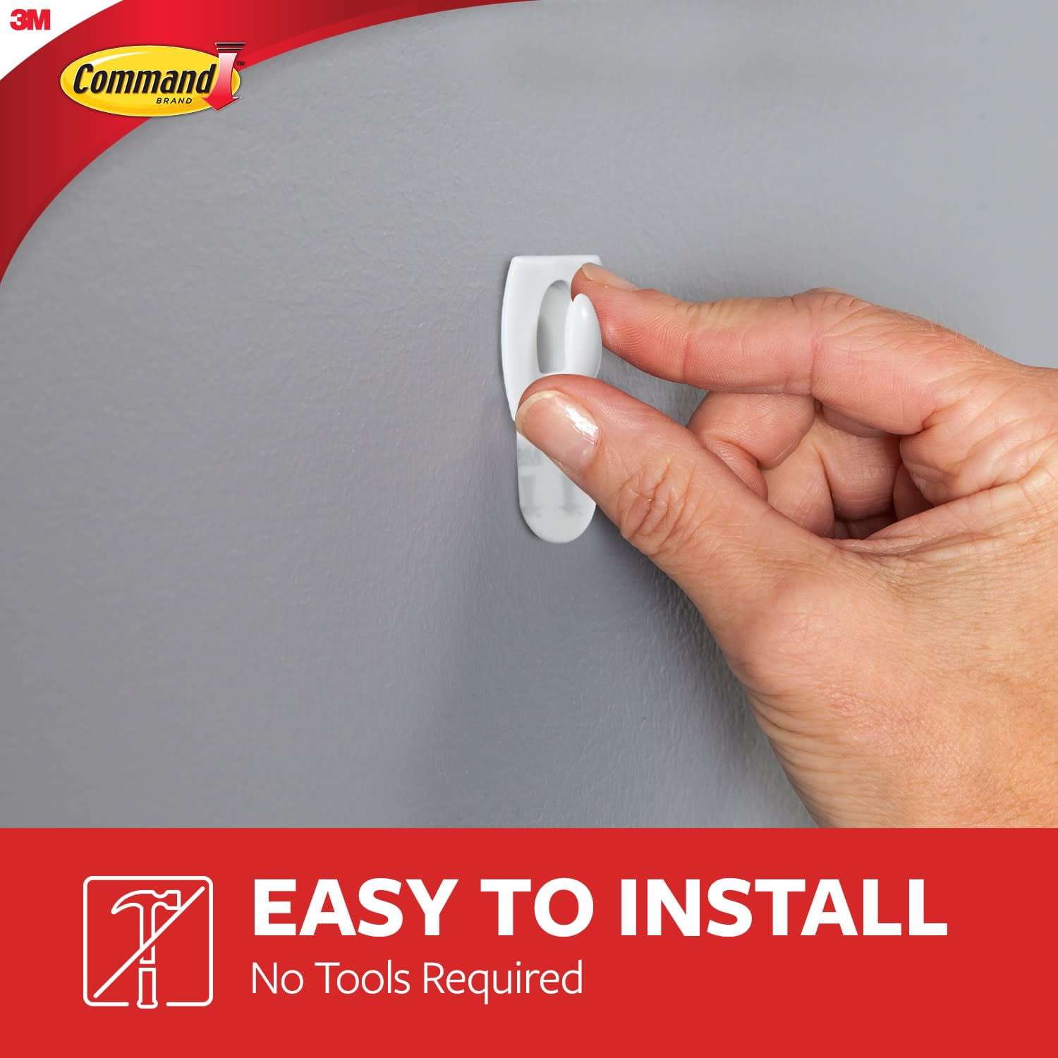 Command Mini Wall Hooks, Damage-Free Adhesive Hanging for Home and Dorm Decor (White, 24 Hooks) uibf3