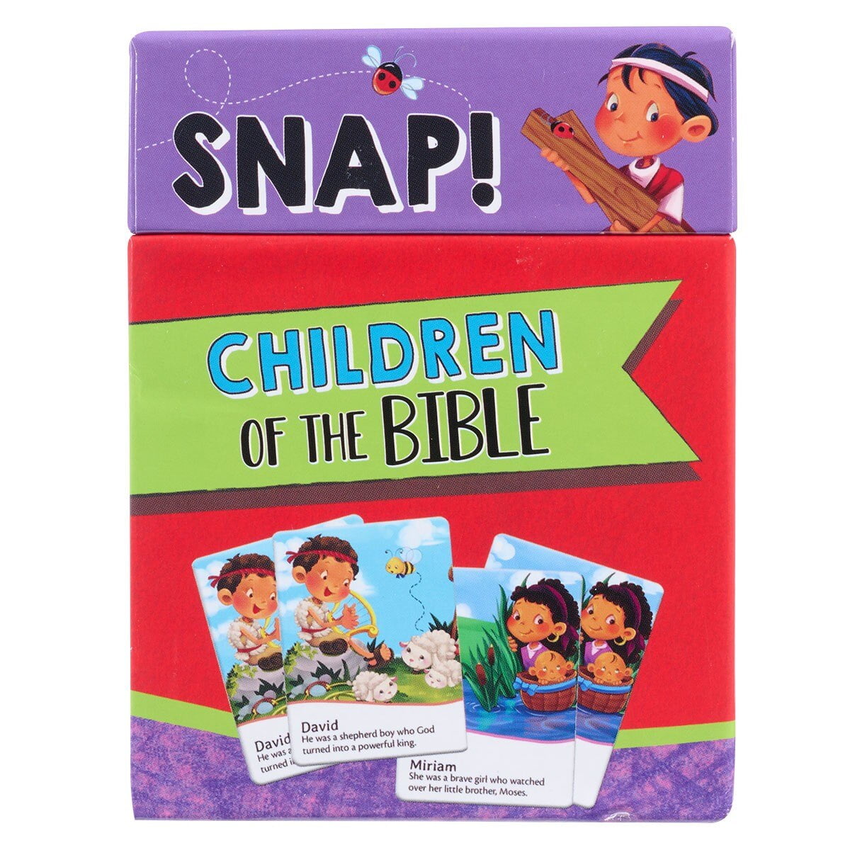 Christian Art Gifts Children of the Bible Snap Card Game (Educational Religious Activity) x7g9t