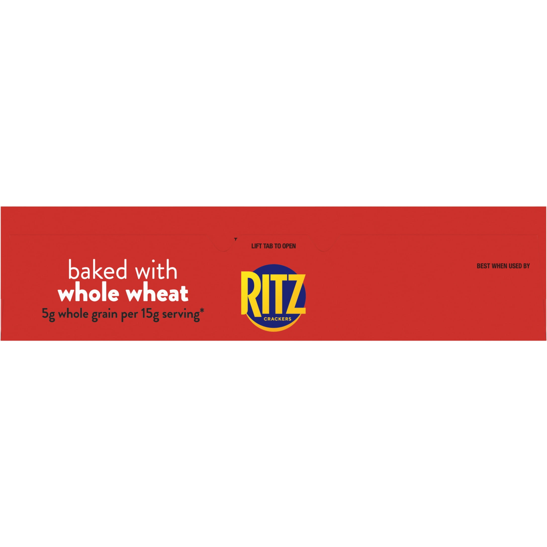 RITZ Whole Wheat Crackers, Crispy Baked Snack Crackers for Appetizers and Lunch (3 Pack, 12.9 oz) ckir5