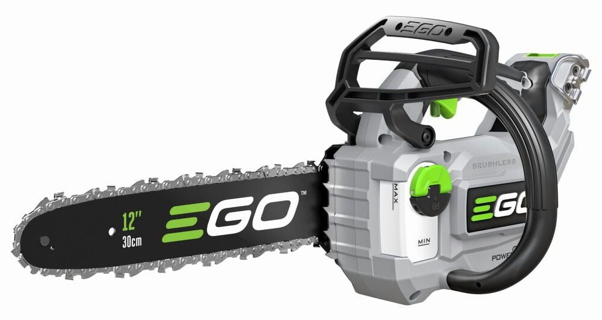 EGO Power+ 12 Inch Cordless Electric Chainsaw Kit (2.5 Ah Battery and Charger Included) 4fr63