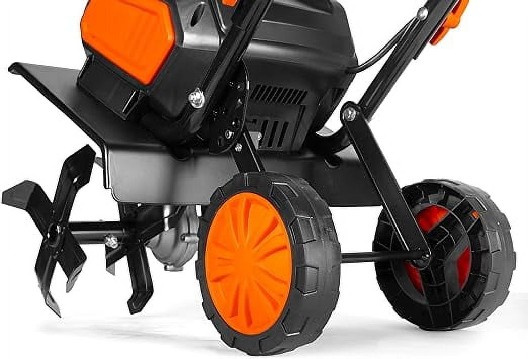 WEN 20V Max Cordless Electric Tiller (14-Inch, Brushless Motor, Includes 2 Batteries) 88mjm