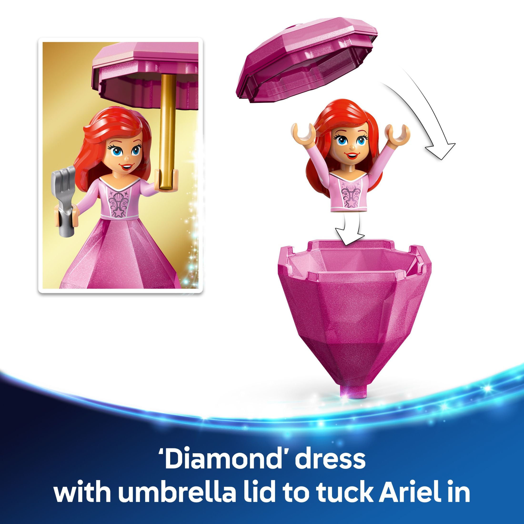 LEGO Disney Princess Twirling Ariel Building Set (4 in. High) 14wz9