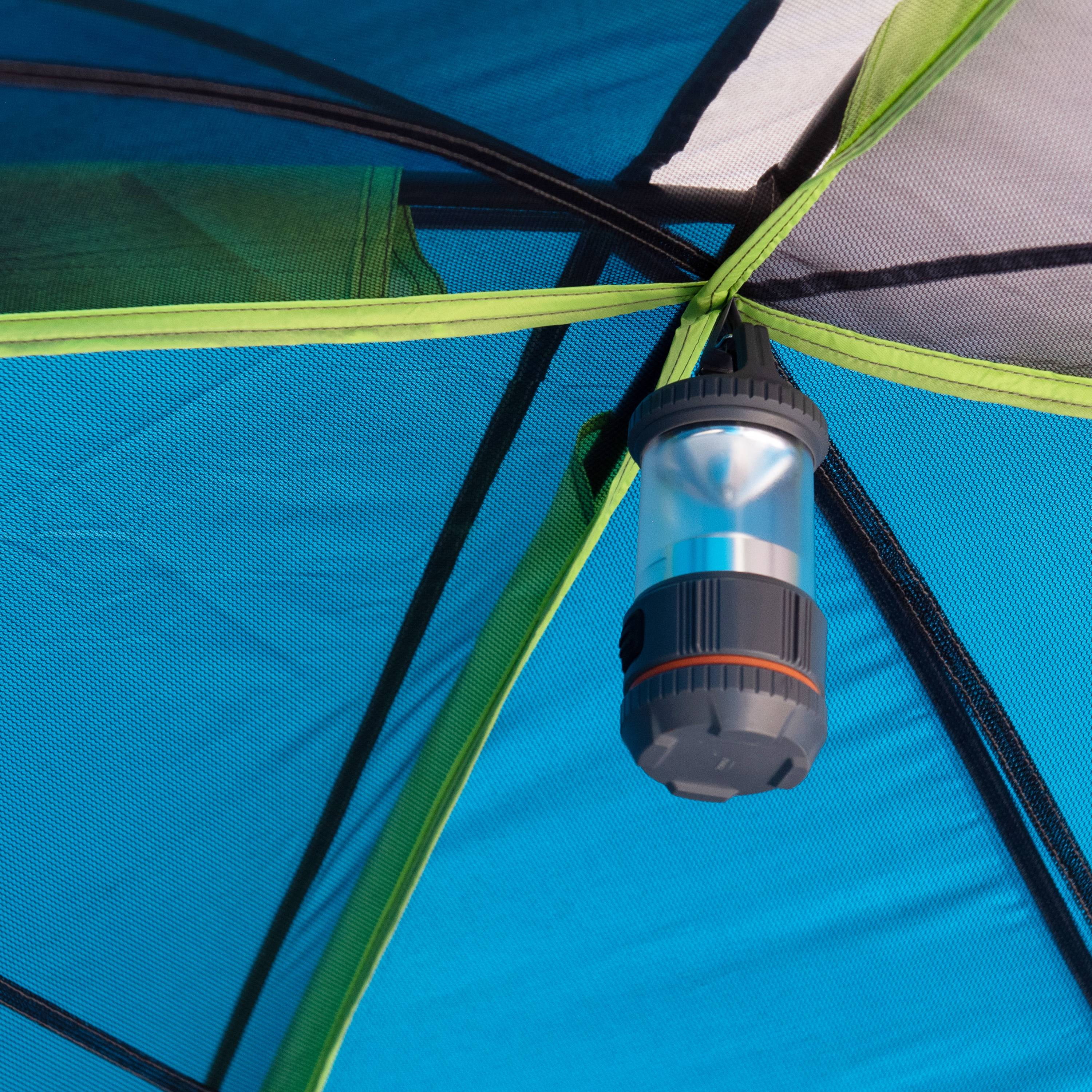 Ozark Trail 10-Person Dome Tent with Screen Porch (3-Room Family Camping Tent, 17 ft x 8.5 ft) gu8o0