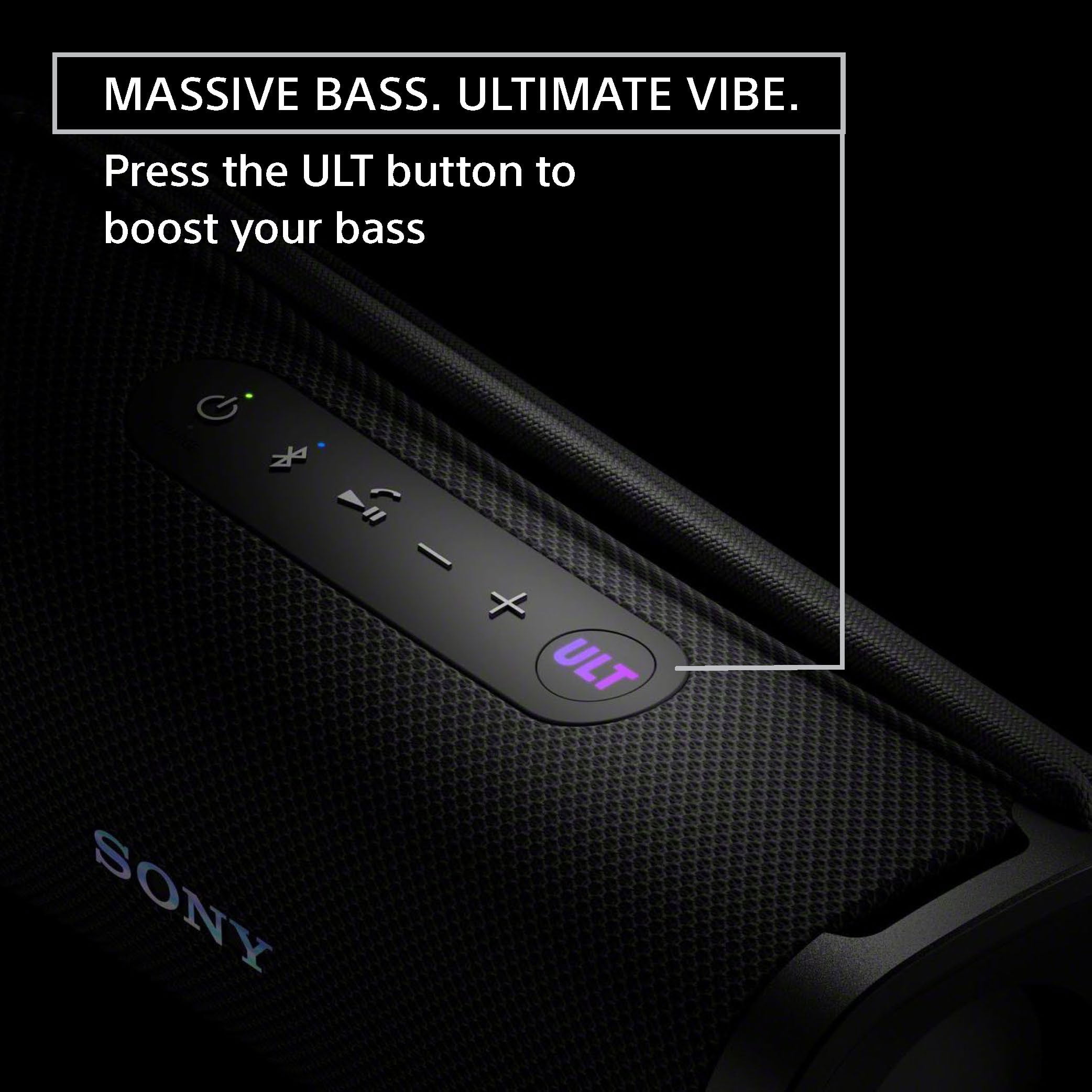 Sony ULT FIELD 1 Waterproof Portable Bluetooth Speaker (Black) 6kwd6 - Image 2