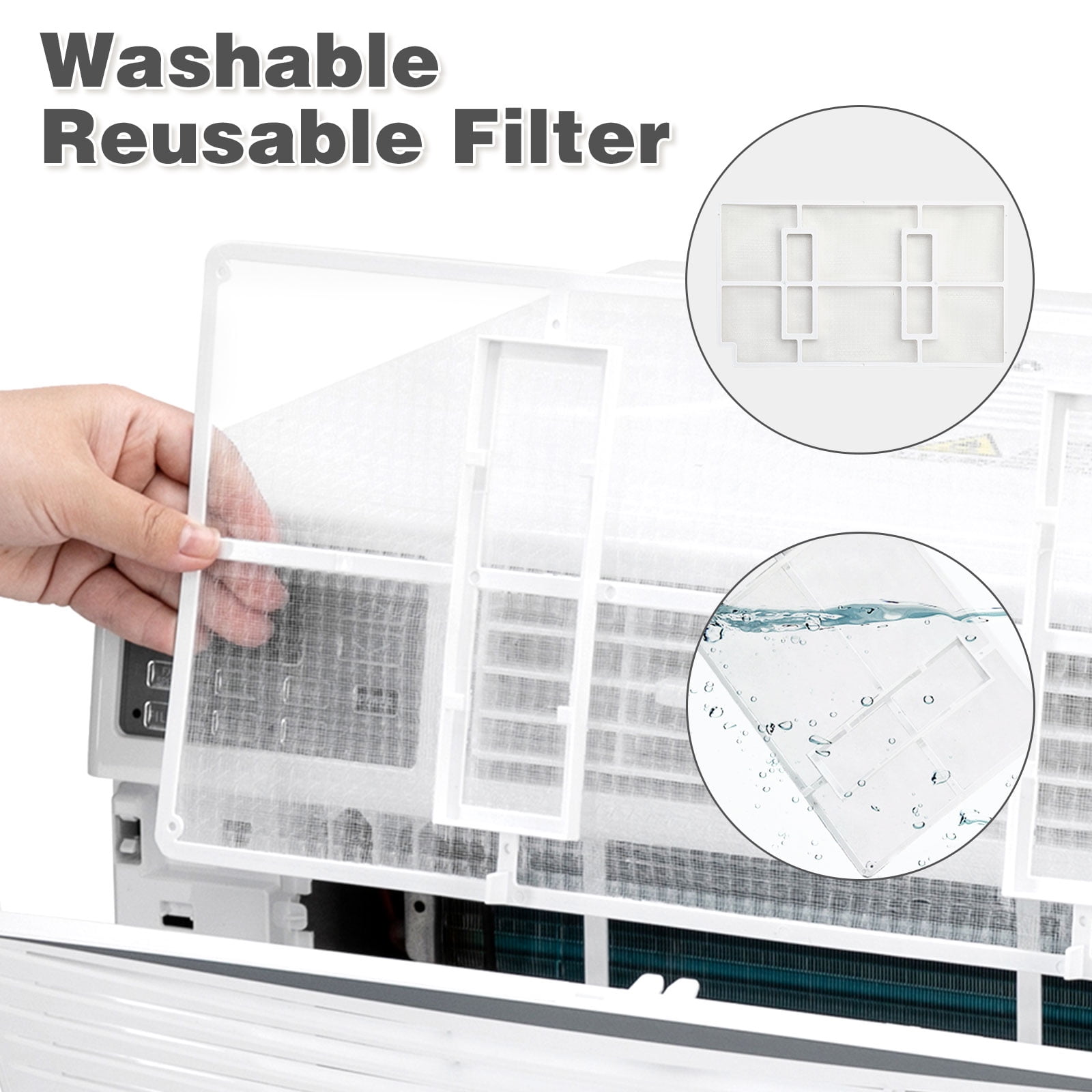 Ktaxon 6000 BTU Window Air Conditioner with WiFi and Remote Control (White, 250 sq ft) 6d69p