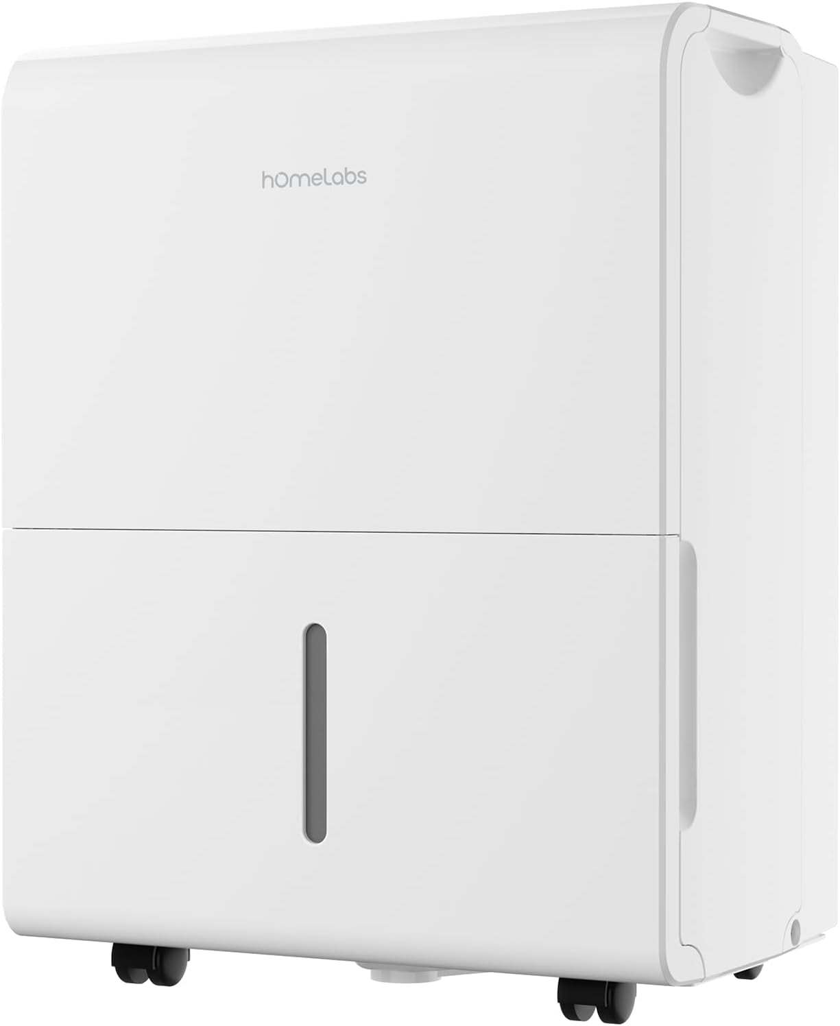 hOmeLabs Smart Wi-Fi Dehumidifier for Large Rooms, Moisture Control with Built-in Pump (22 Pint, White) pk22f
