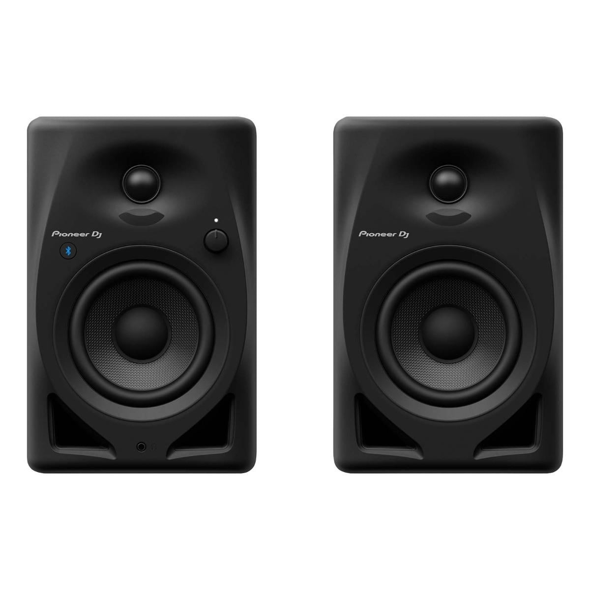 Pioneer PLX-500 Direct Drive Turntable and DM-40D-BT 4 in Desktop Monitor System (Black, 2-Piece Bundle) 9jgvj