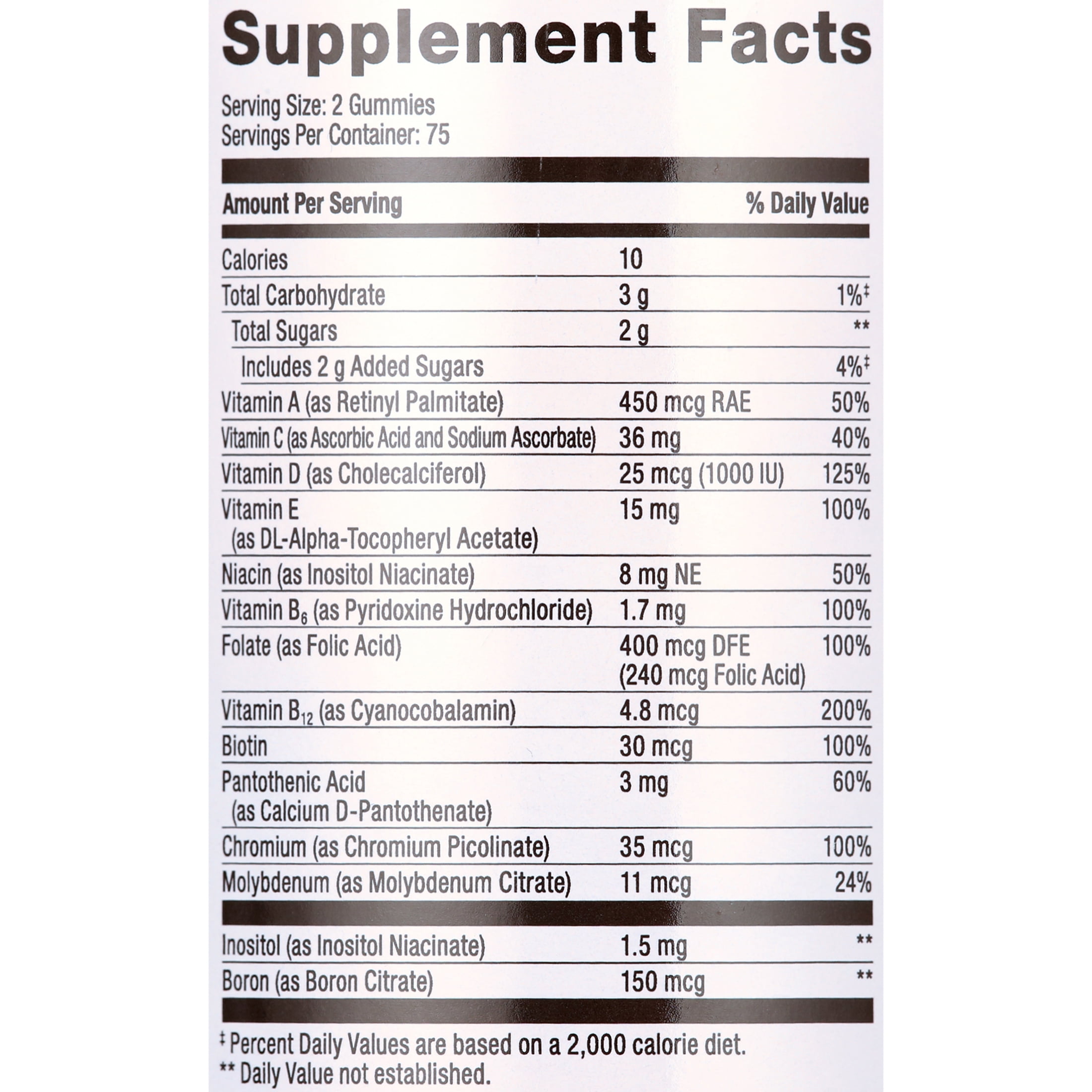 Equate Multivitamin Gummies for Immune Support, Daily Dietary Supplement (Mixed Berry, Orange, Peach, 150 Count) zj7ua