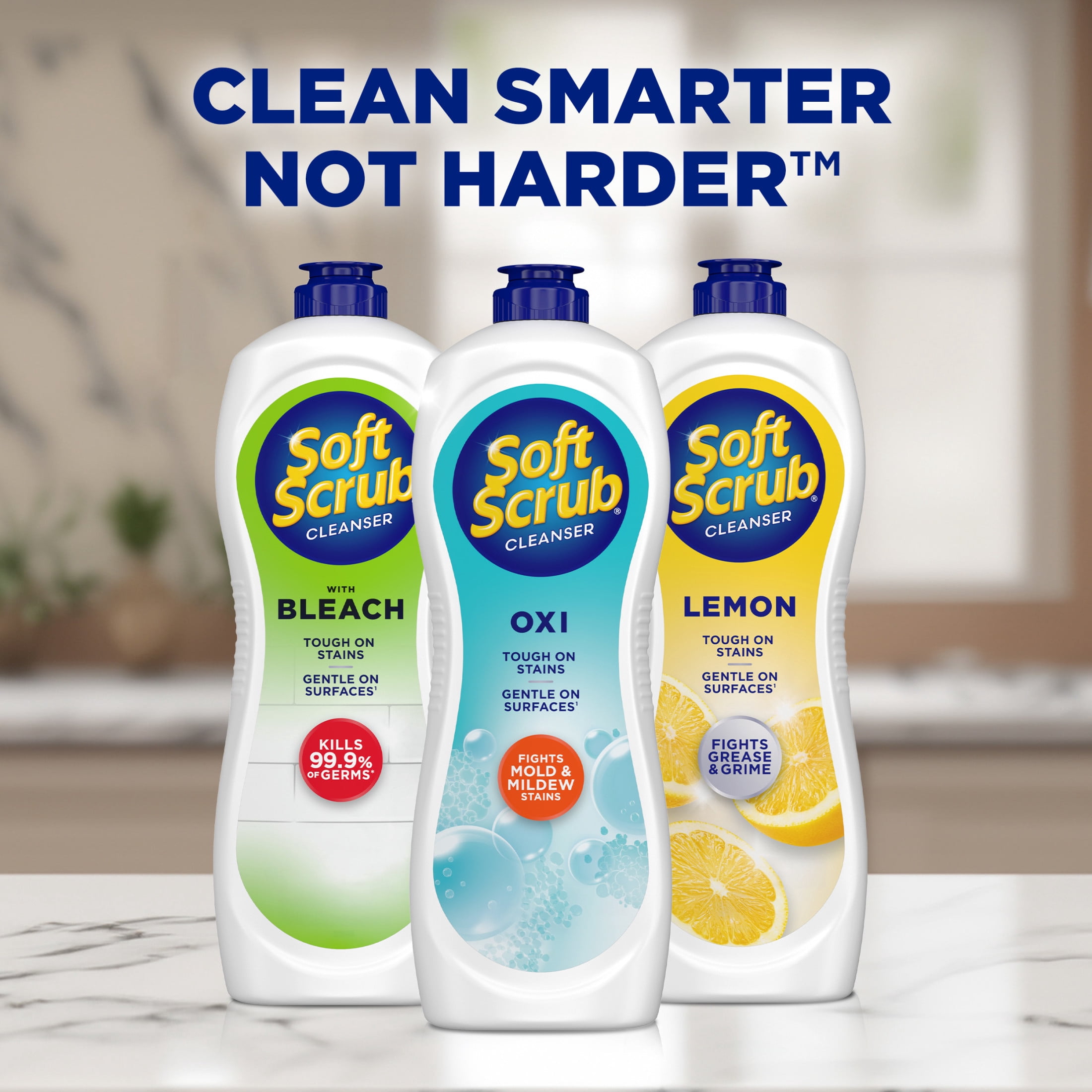 Soft Scrub Oxi Multi-Surface Cleaner, Stain Fighting Deep Cleaning Power (24 oz) 7h0s5 - Image 9