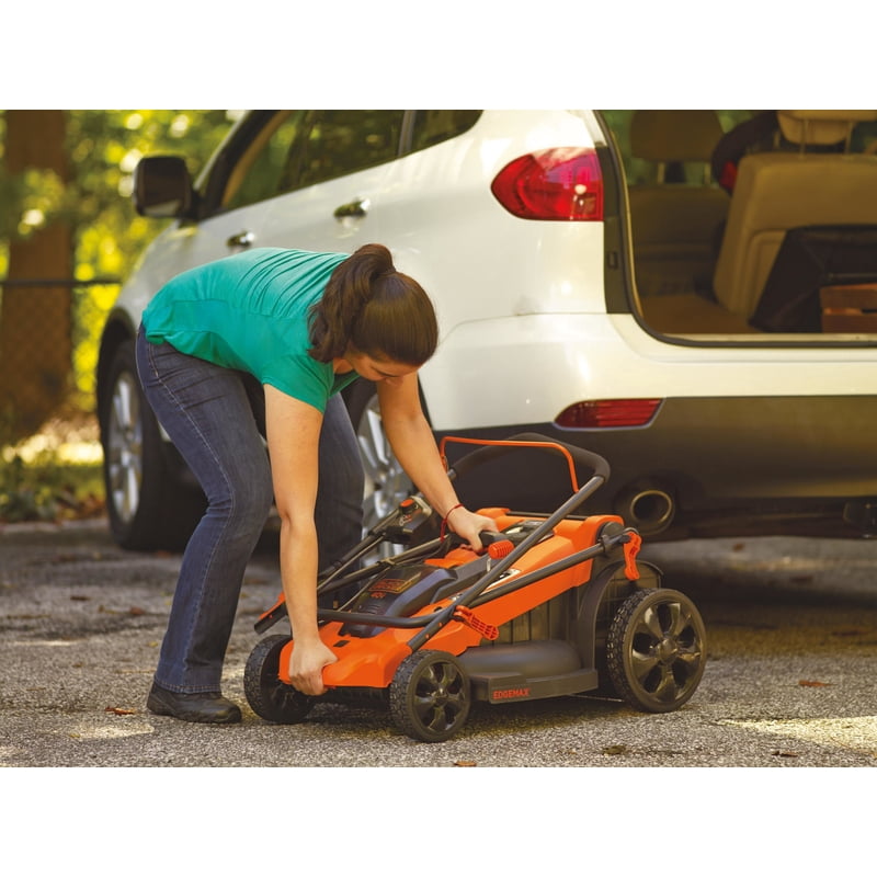 BLACK+DECKER Electric Lawn Mower, Corded 13-Amp High-Torque Motor, 20-Inch Cutting Deck (Black, 20 in) b3rkm